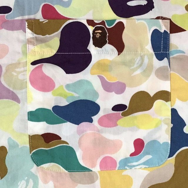 Bape 🔥Vintage🔥 BAPE Multi camo shirt a bathing ape NIGO Size US M / EU 48-50 / 2 - 4 Thumbnail
