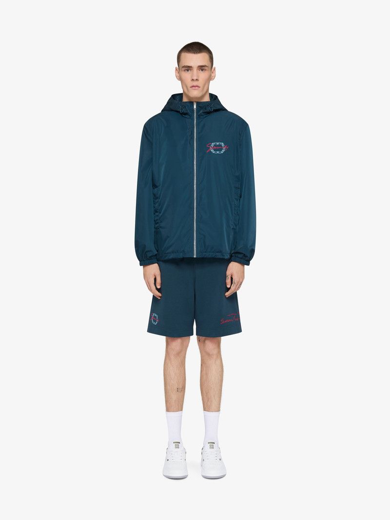 Givenchy o1w1db10326 Windbreaker Jacket in Blue Size US M / EU 48-50 / 2 - 2 Thumbnail