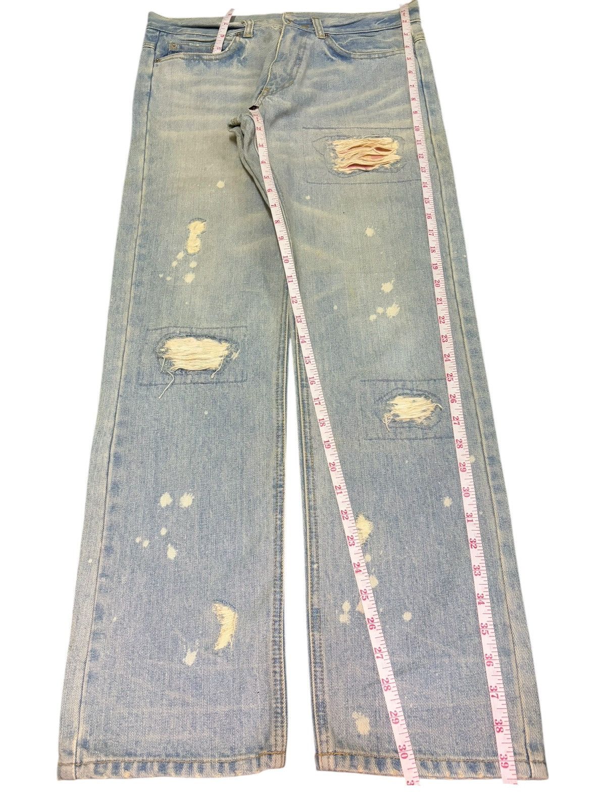 Ksubi Vintage Japanese Brand Faded Wash Distressed Jeans Size 32" / US 10 / IT 46 - 7 Thumbnail