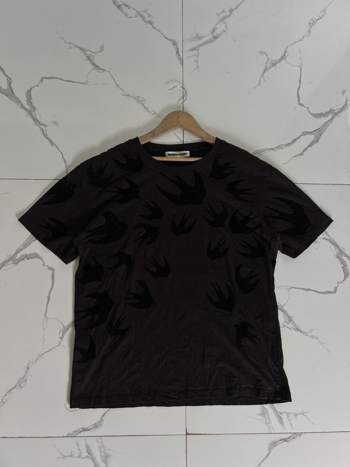 Alexander McQueen MCQ Swallow Print T-Shirt Size US M / EU 48-50 / 2 - 1 Thumbnail