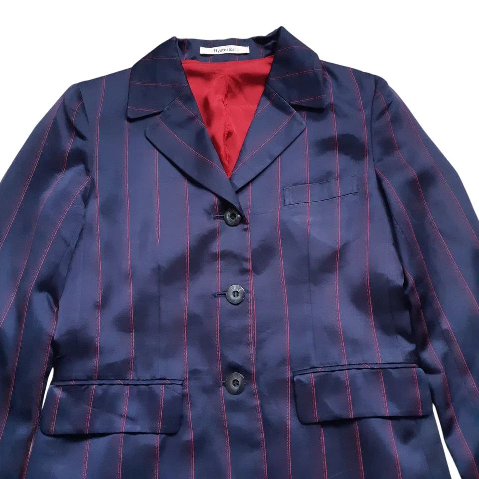 Hysteric Glamour Vintage Hysteric Glamour Blazer Women size free Pinstripe Size S / US 4 / IT 40 - 2 Thumbnail