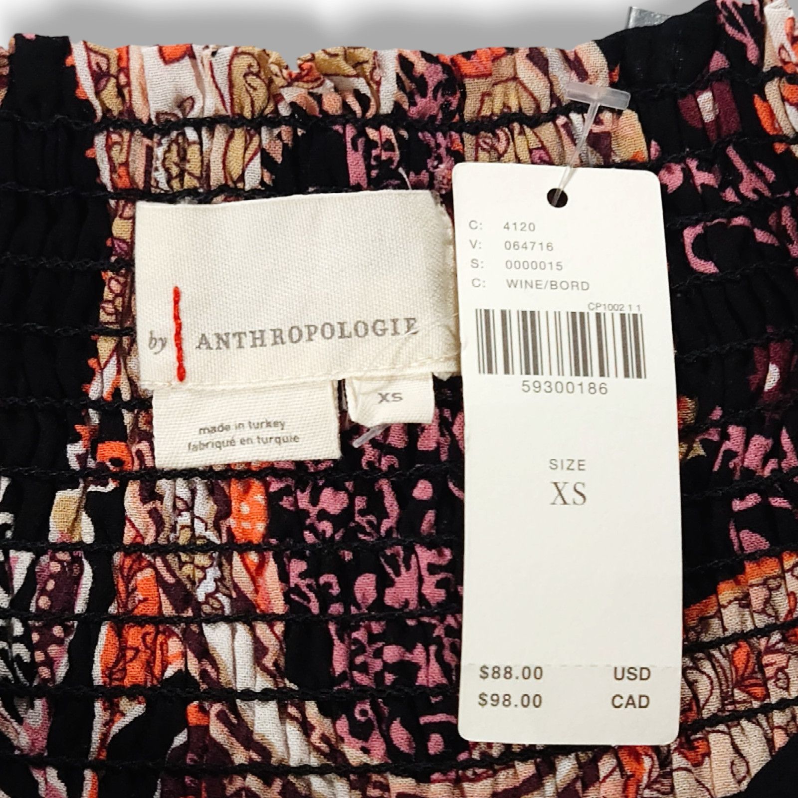 Anthropologie NWT Anthropologie Myla Tiered Mini Skirt Sz. XS [0-2] Wine Size 25" / US 0 / IT 36 - 5 Thumbnail