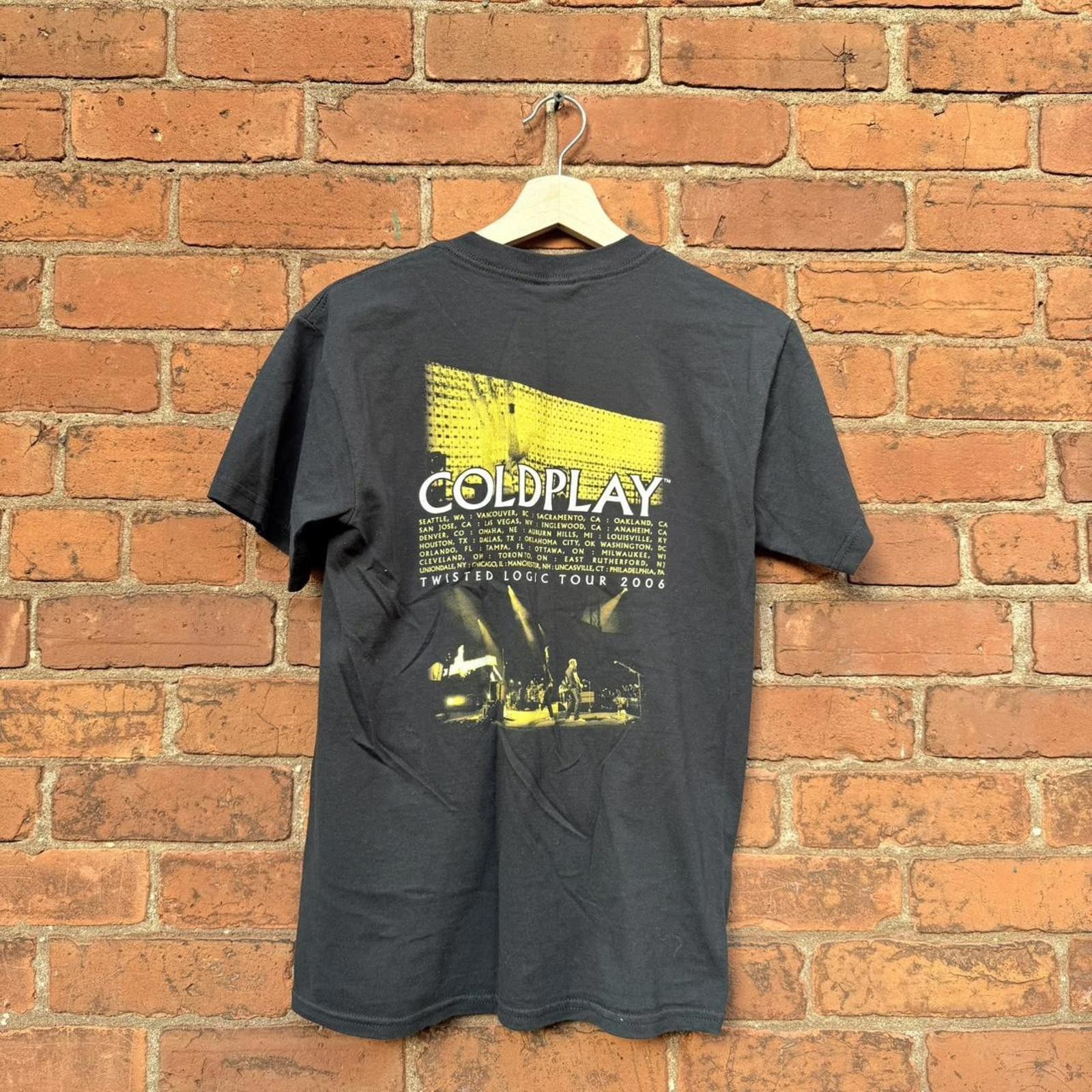 Gildan Vintage Coldplay twisted logic tour t shirt 2006 S Size US S / EU 44-46 / 1 - 4 Thumbnail