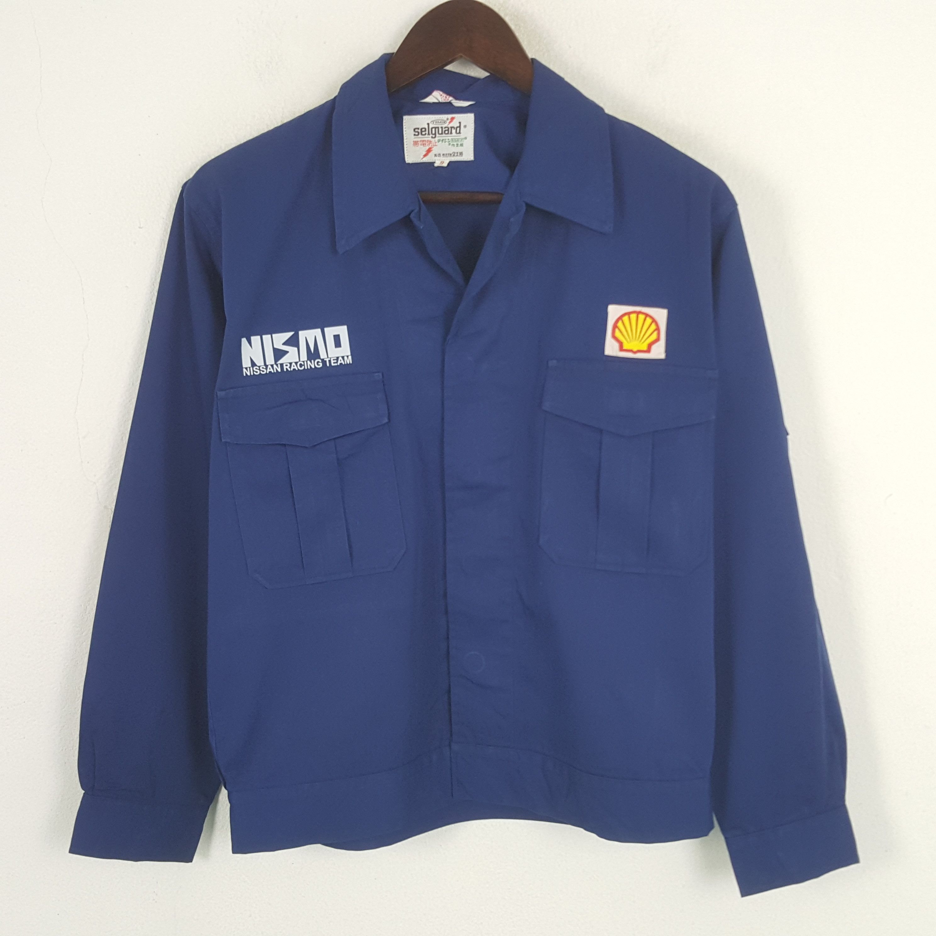 Japanese Brand × Vintage Vintage Shell x Custom Nissan Racing Team Japan Jacket Size M / US 6-8 / IT 42-44 - 3 Thumbnail