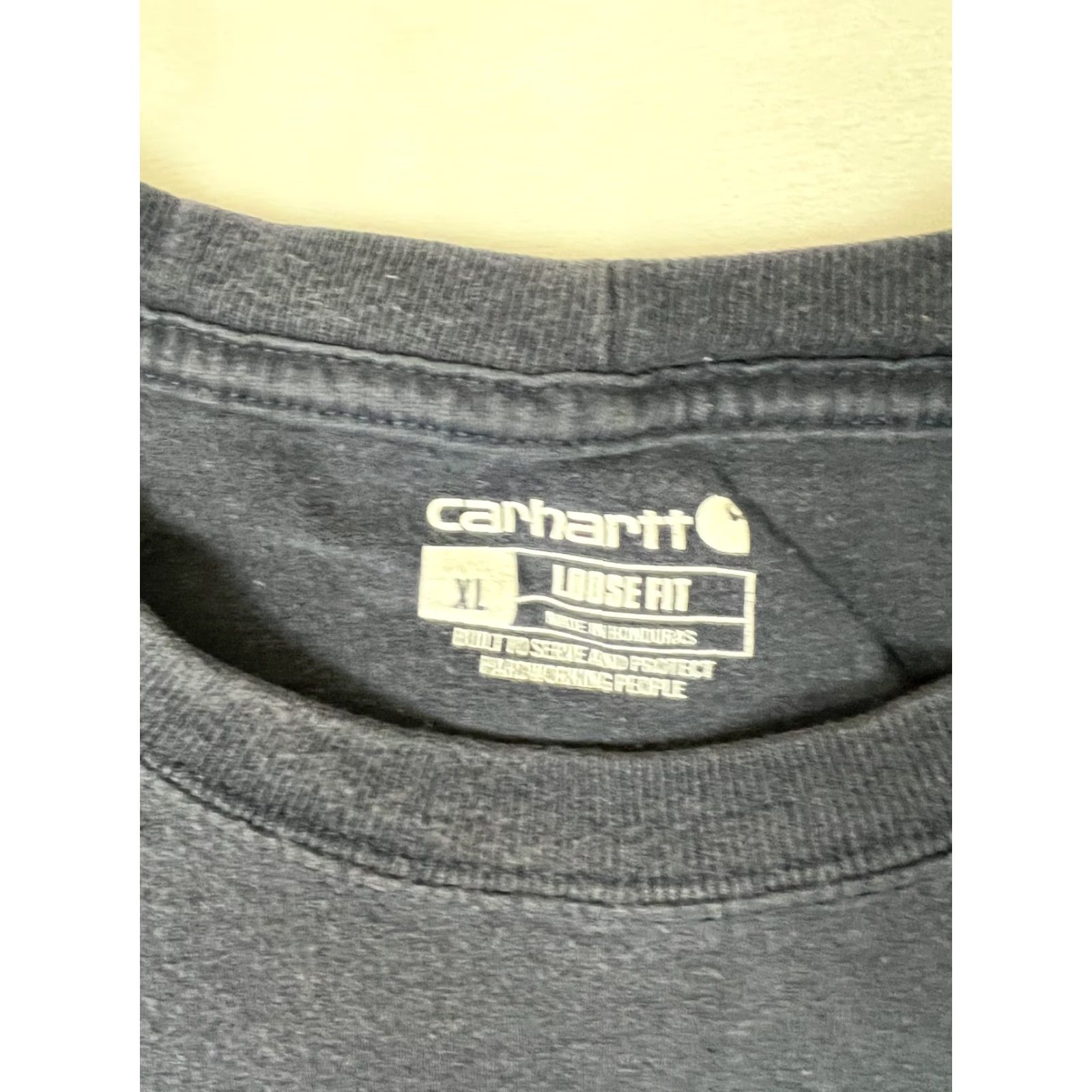 Carhartt VINTAGE Carhartt Blue Pocket Tee Shirt 2XL Regular Fit Men’s K87 90s Grunge Size US XXL / EU 58 / 5 - 5 Thumbnail
