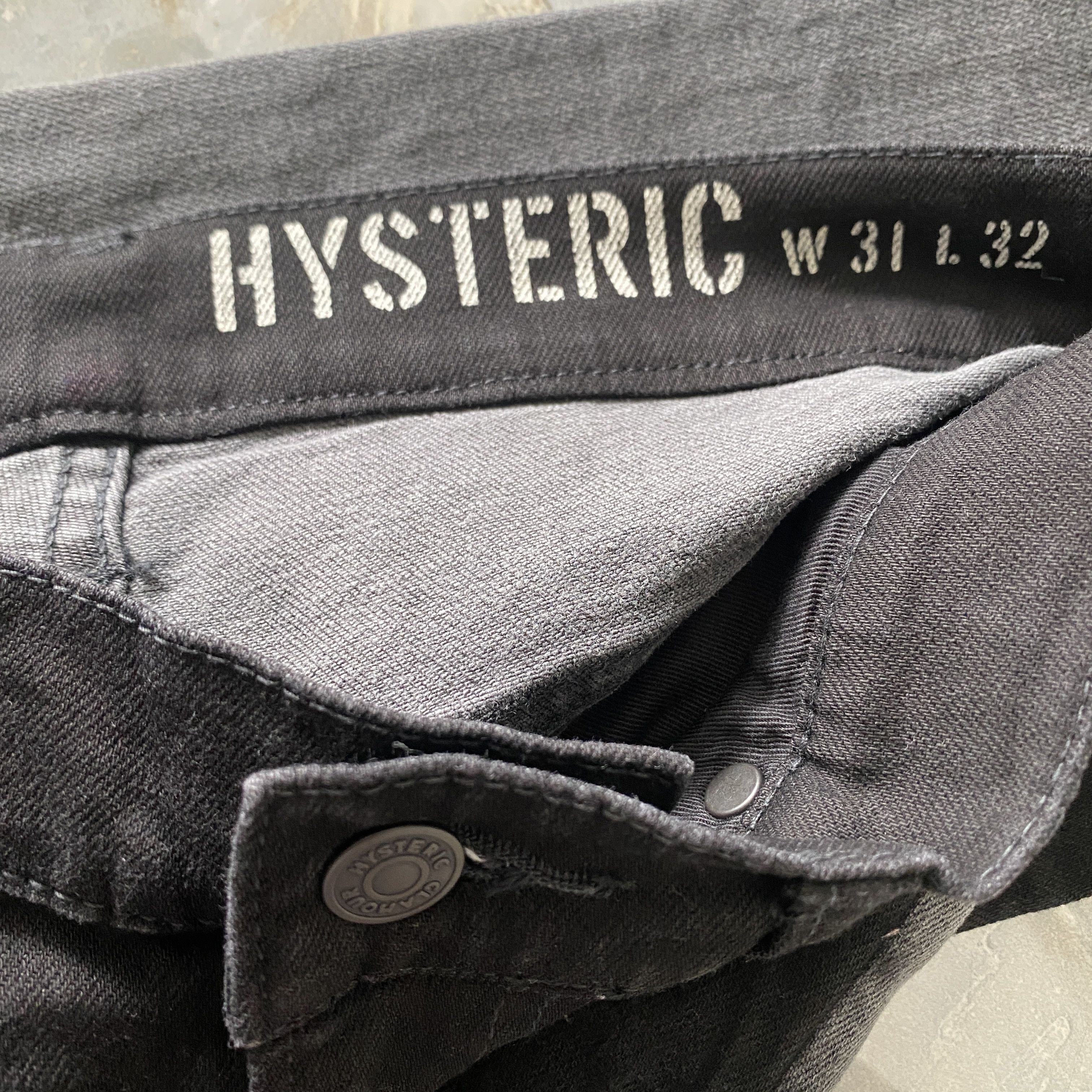 Hysteric Glamour Hysteric Glamour Two Tone Hybrid Denim Pants Size US 31 - 5 Thumbnail