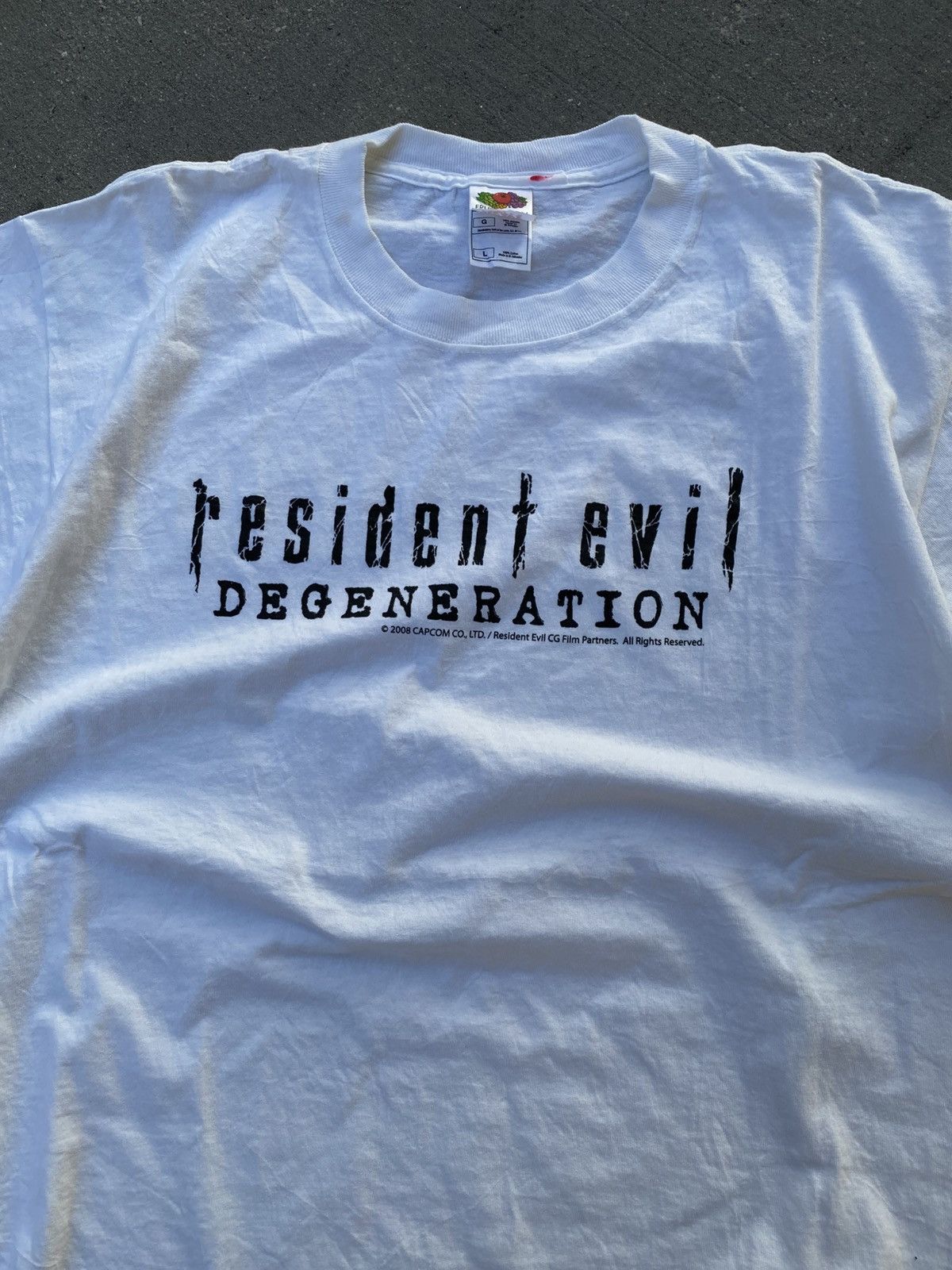 Fruit Of The Loom Vintage Resident Evil Degeneration © 2008 CAPCOM Size US L / EU 52-54 / 3 - 3 Thumbnail