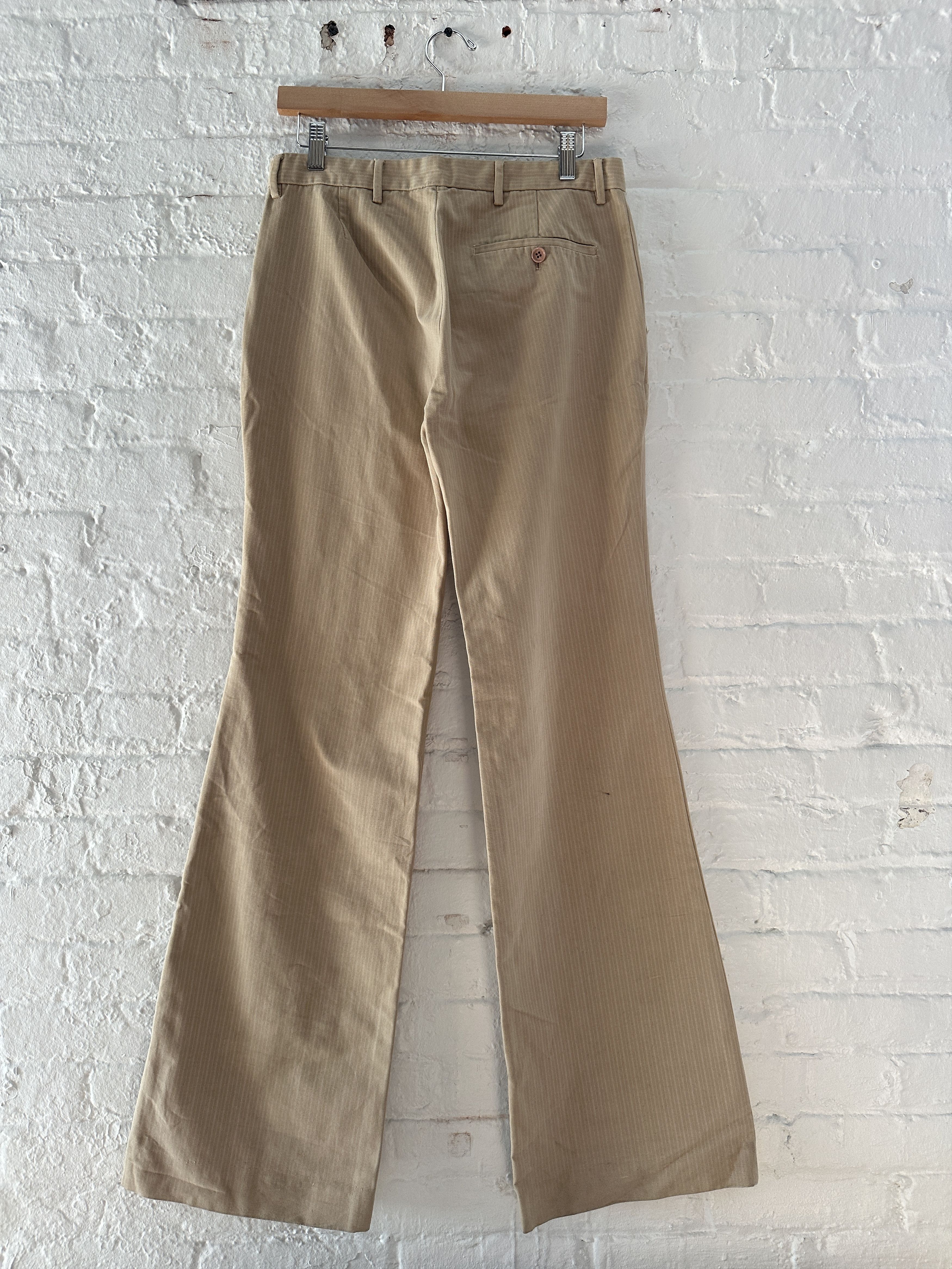 Miu Miu Miu Miu Pinstriped Flared Trousers Size US 30 / EU 46 - 4 Thumbnail