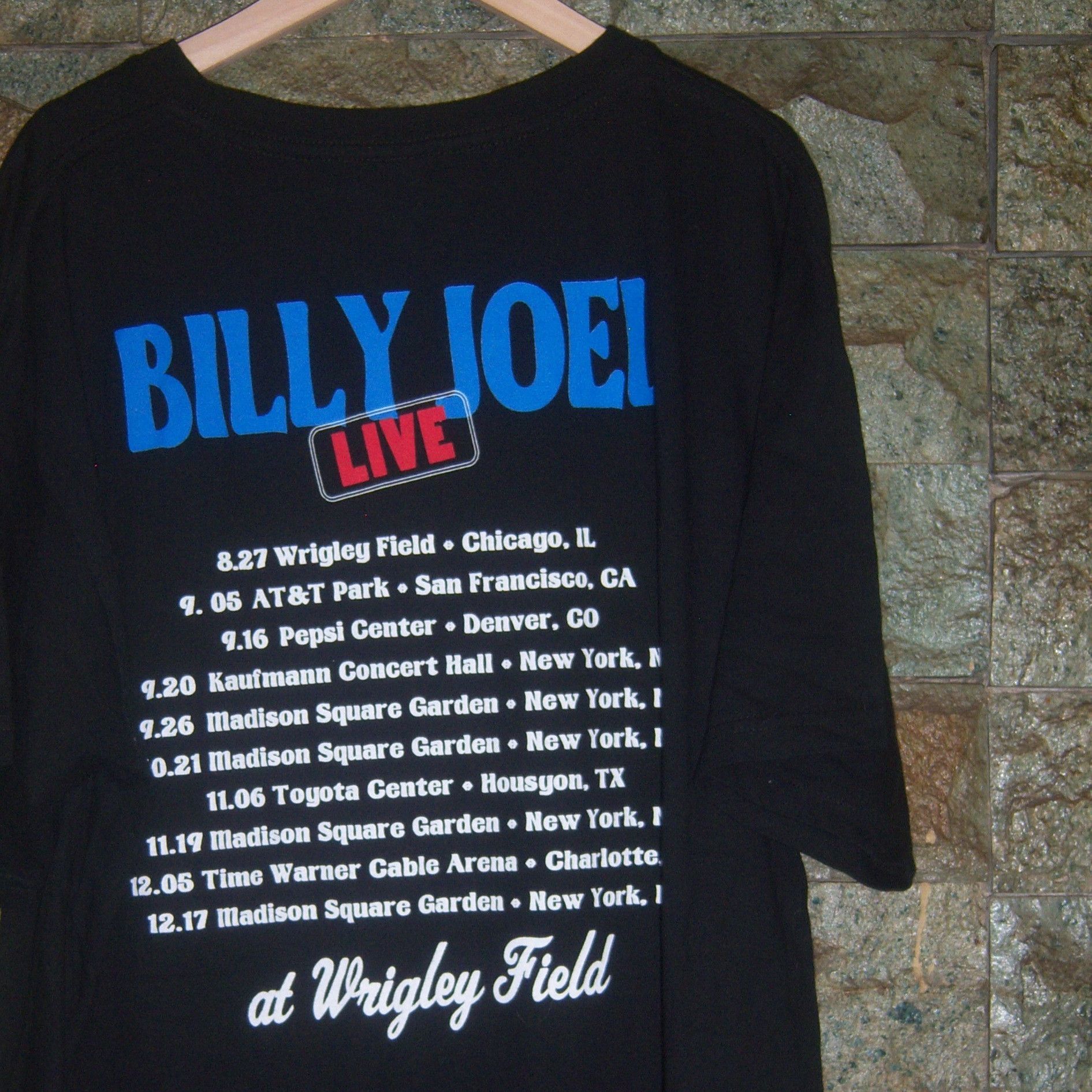 Band Tees × Vintage 2015 Billy Joel Live At Wrigley Field Tour Size US L / EU 52-54 / 3 - 10 Thumbnail