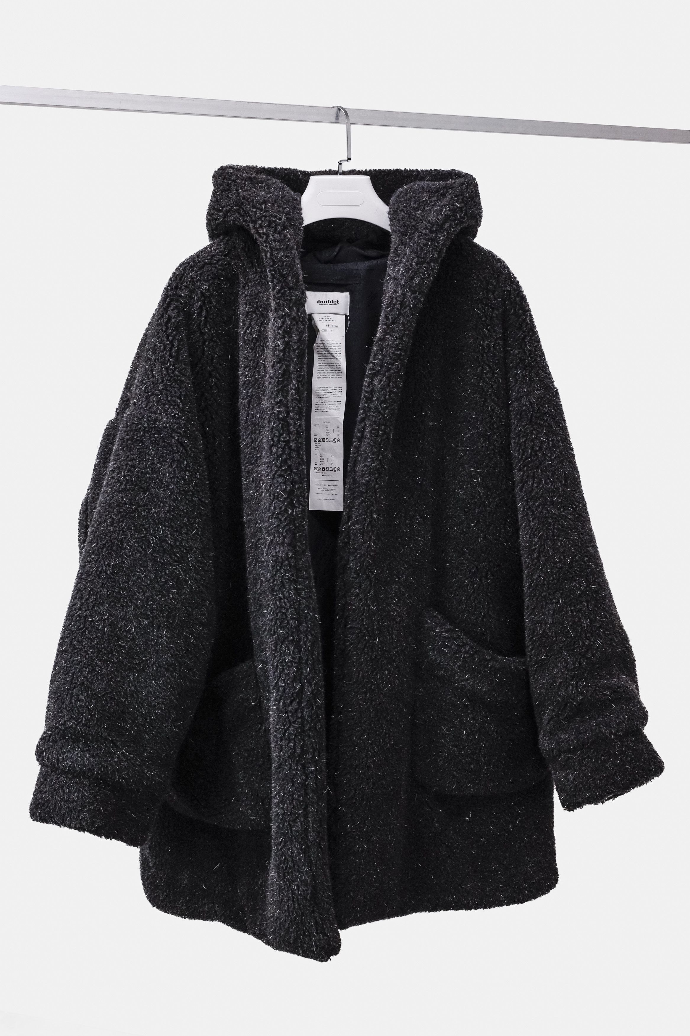 Doublet Doublet Real Fur Mix The Painting Hooded Coat Size US M / EU 48-50 / 2 - 2 Thumbnail