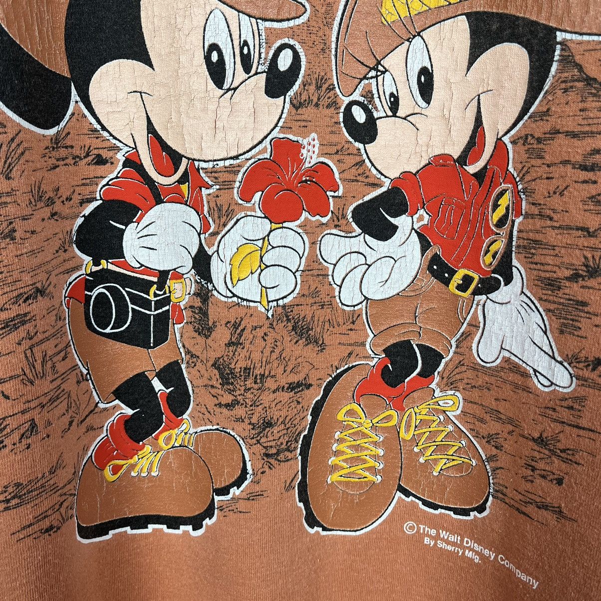 Vintage Vintage Mickey Mouse Overland Outfitters Disney tee 80’s Size US M / EU 48-50 / 2 - 6 Thumbnail