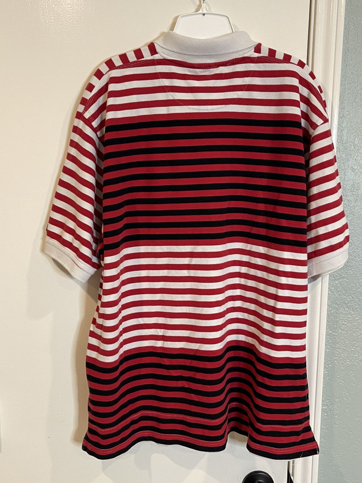 Marithe + Francois Girbaud Marithe Francois Girbaud Vtg 90s Stripped Polo Shirt Size US XXL / EU 58 / 5 - 2 Thumbnail