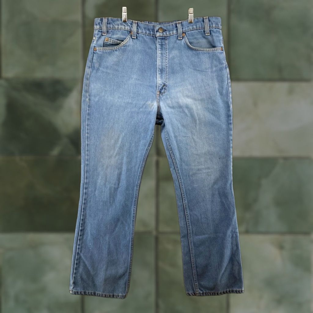 Levi's VINTAGE Levi's Jeans 38x32 Orange Tag Vintage Straight Leg Men Size US 38 / EU 54 - 1 Thumbnail