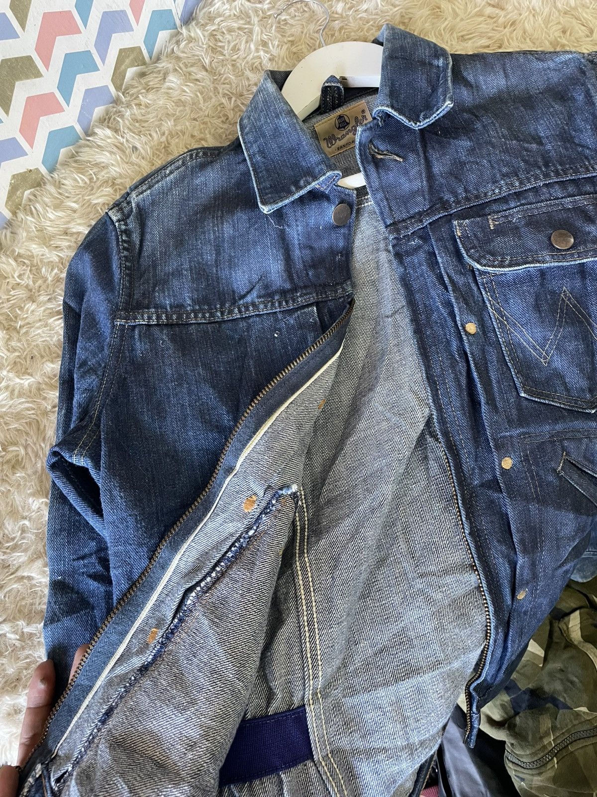 Wrangler Vintage 70-80s Wrangler Tipe one Single Pocket Size US S / EU 44-46 / 1 - 6 Thumbnail