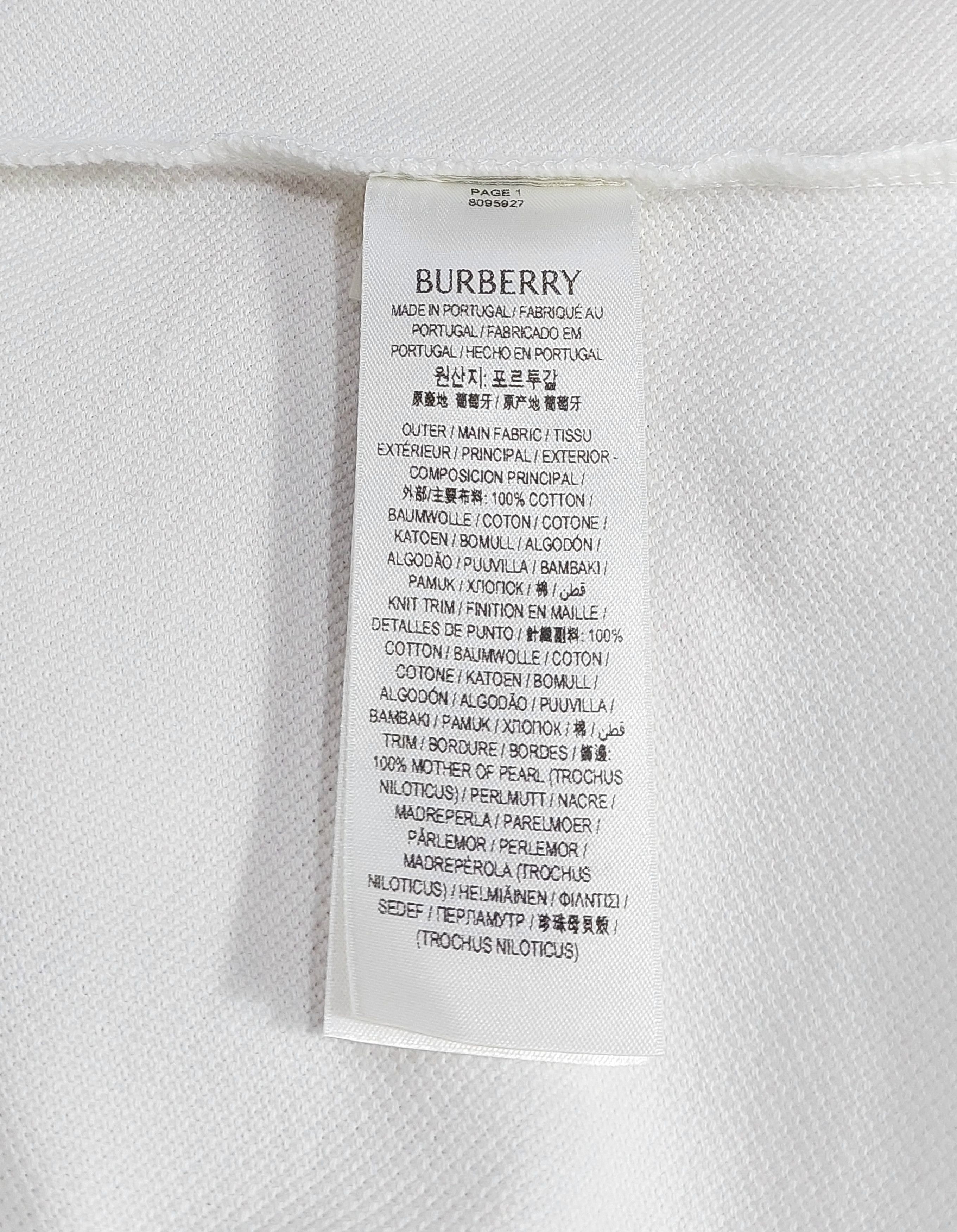 Burberry duck logo polo shirt - white M Size US M / EU 48-50 / 2 - 4 Thumbnail