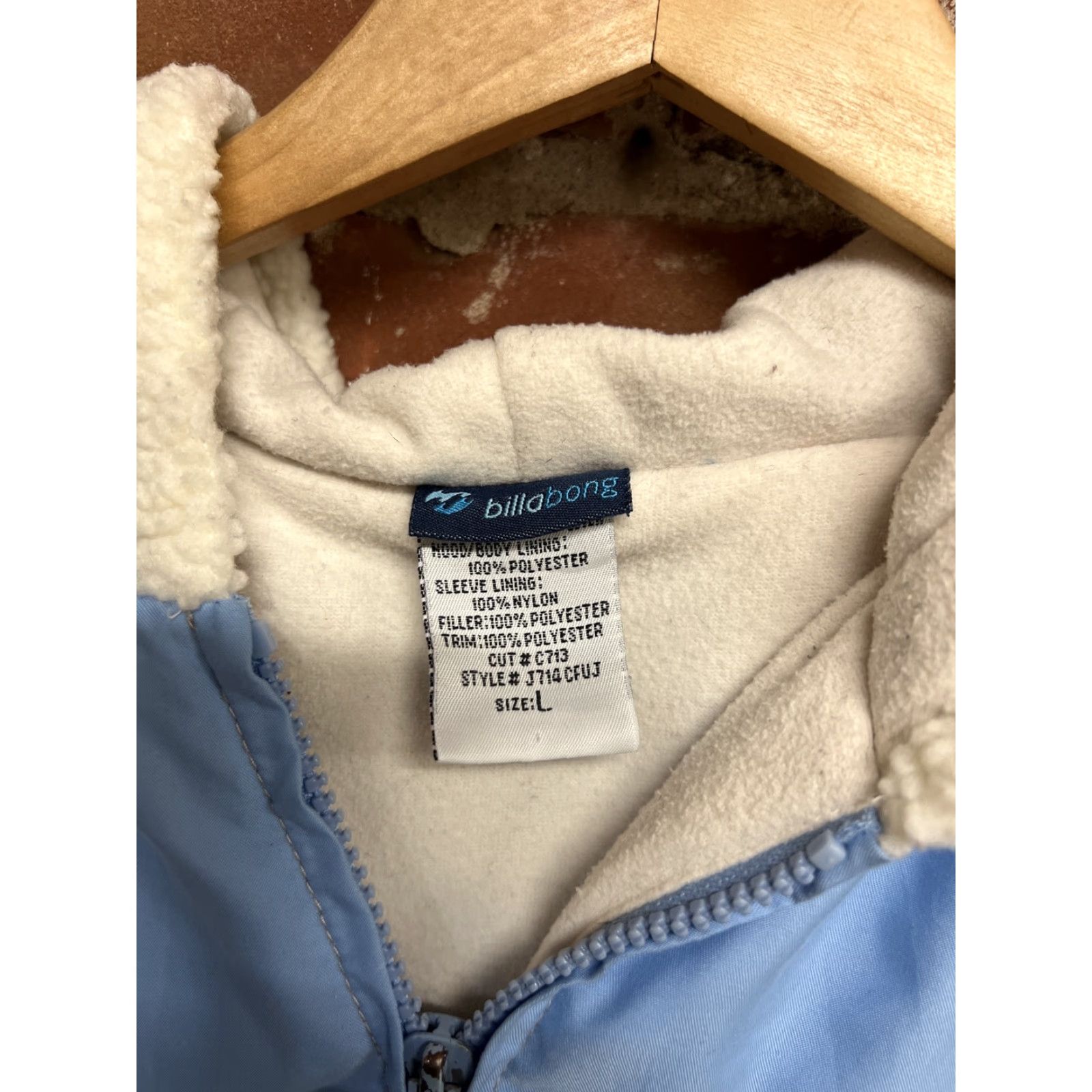 Billabong VINTAGE Billabong Coat Jacket Blue L Large Nylon Full Zip W/ Zippered Pockets Womens 90s y2k Theme Capstone Size L / US 10 / IT 46 - 3 Thumbnail