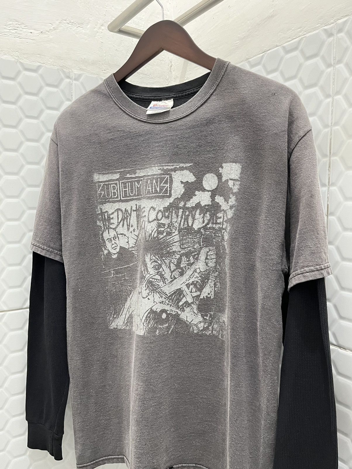 Vintage Thrashed Sunfaded Subhumans Tee Punk Size US M / EU 48-50 / 2 - 3 Thumbnail