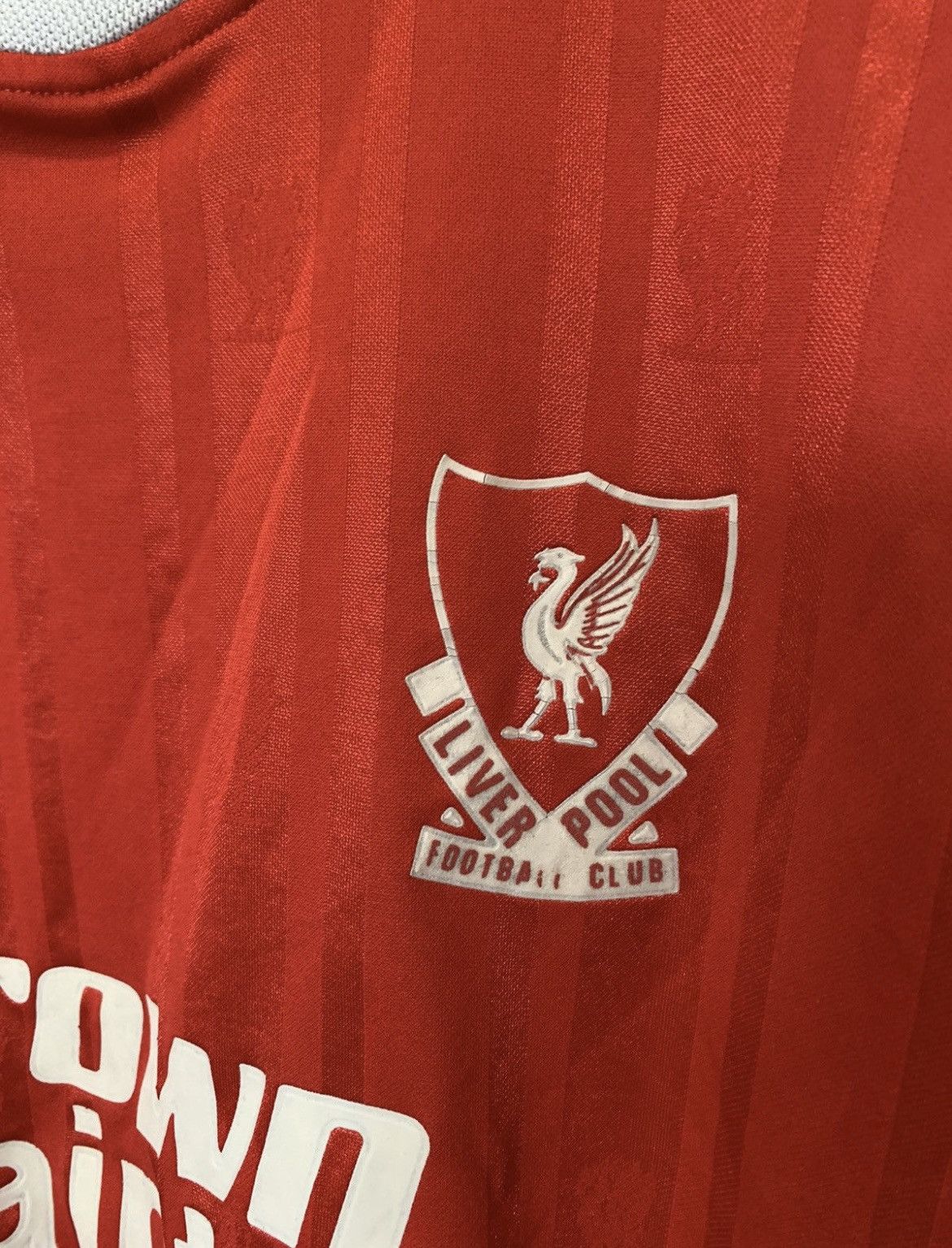 Vintage LIVERPOOL CROWN PAINTS 80’s SOCCER JERSEY HOME FOOTBALL Size US L / EU 52-54 / 3 - 3 Thumbnail