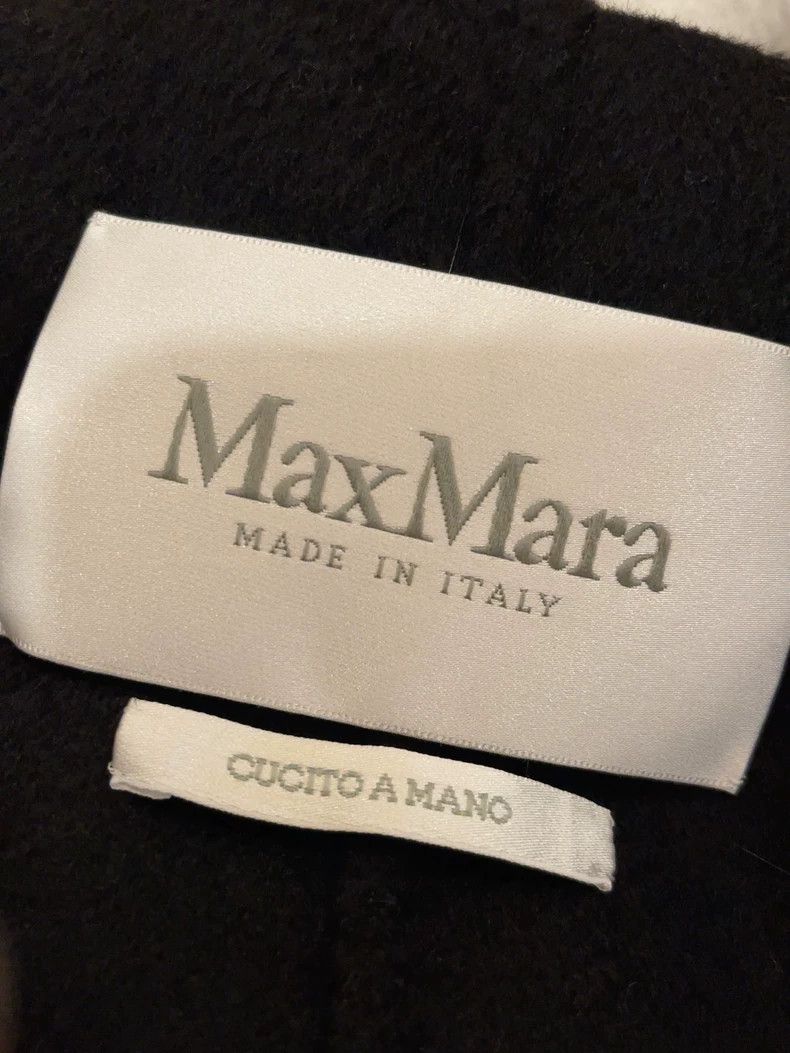 Other Max Mara Classic Black Cashmere Coat Size S / US 4 / IT 40 - 8 Thumbnail