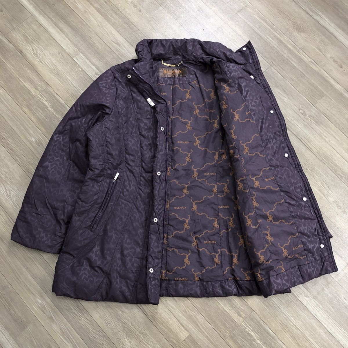 Balmain Vintage Balmain Paris Leopard Down Jacket Size M / US 6-8 / IT 42-44 - 5 Thumbnail