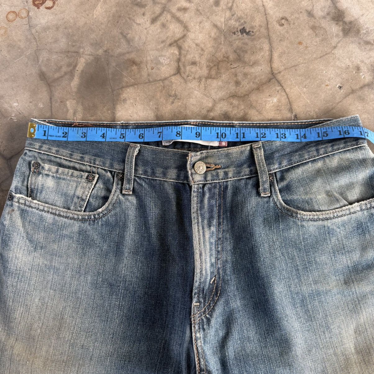 Levi's Vintage Clothing W34x28 Vintage Levi's 527 Low Bootcut Faded Denim Jean Size US 34 / EU 50 - 6 Thumbnail