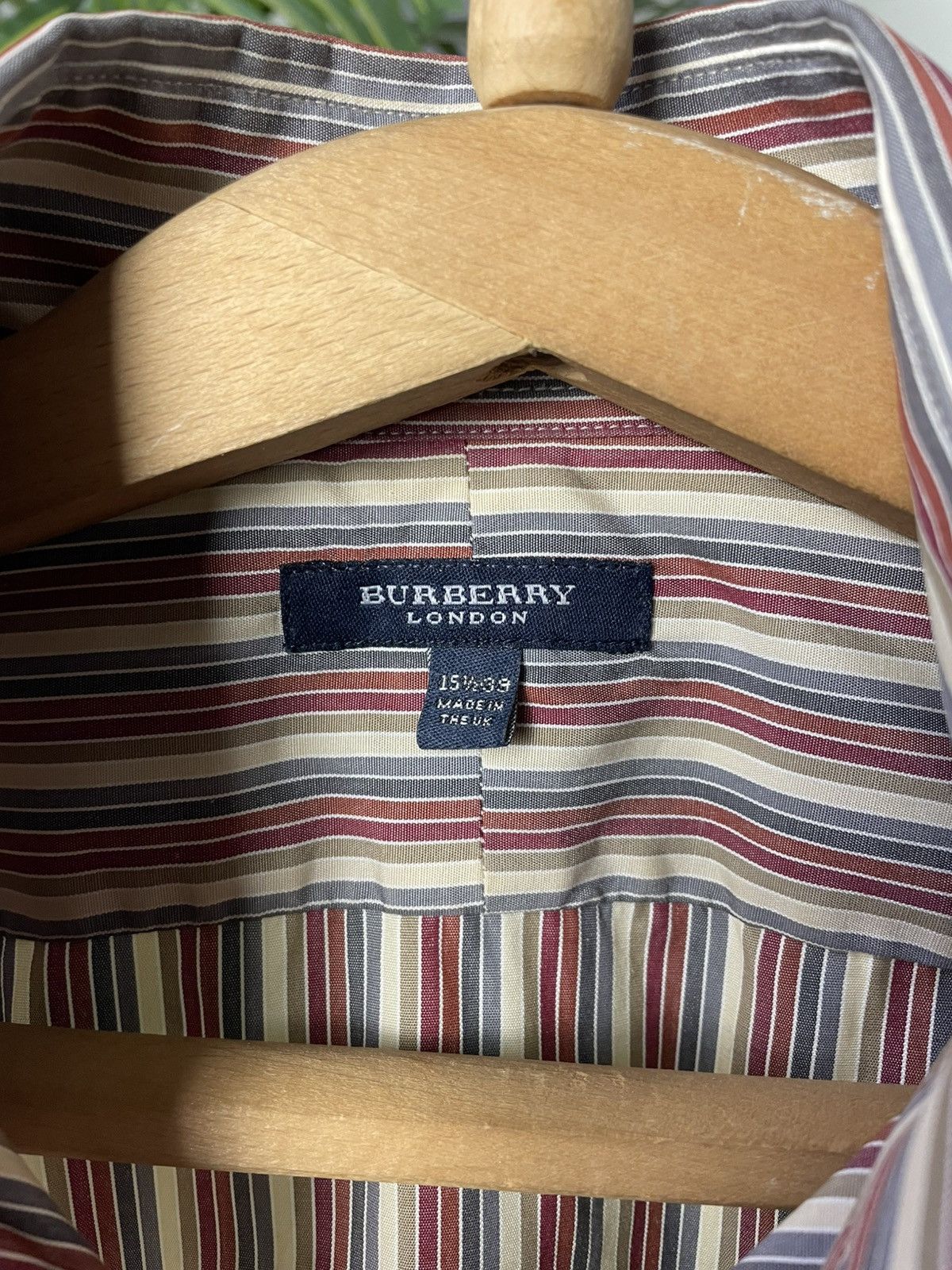 Burberry Burberry London Striped Button Up cotton Shirt Size US L / EU 52-54 / 3 - 6 Thumbnail