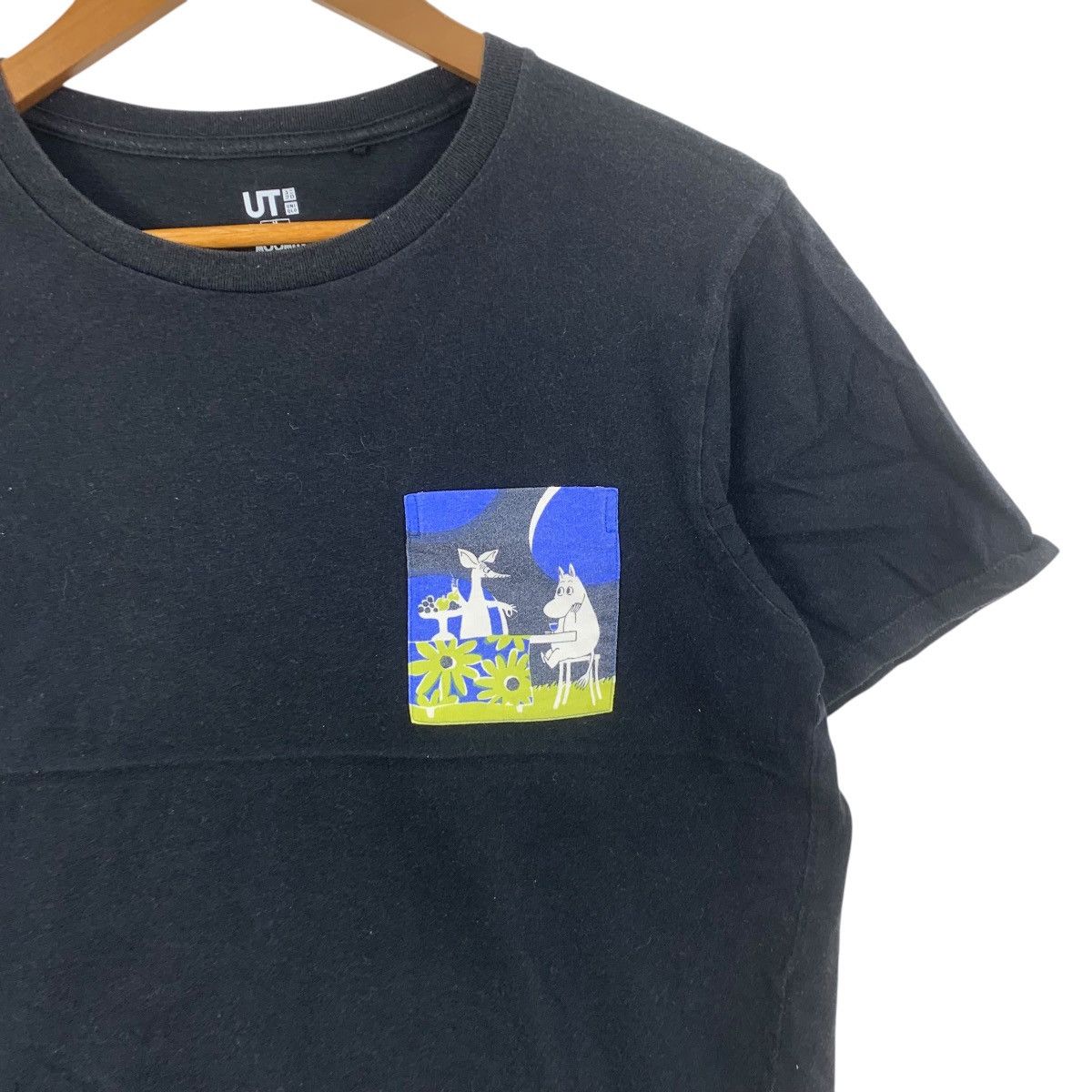 Uniqlo UNIQLO x MOOMIN CHARACTERS Snufkin Pocket Tee Shirt Top Size M / US 6-8 / IT 42-44 - 4 Thumbnail
