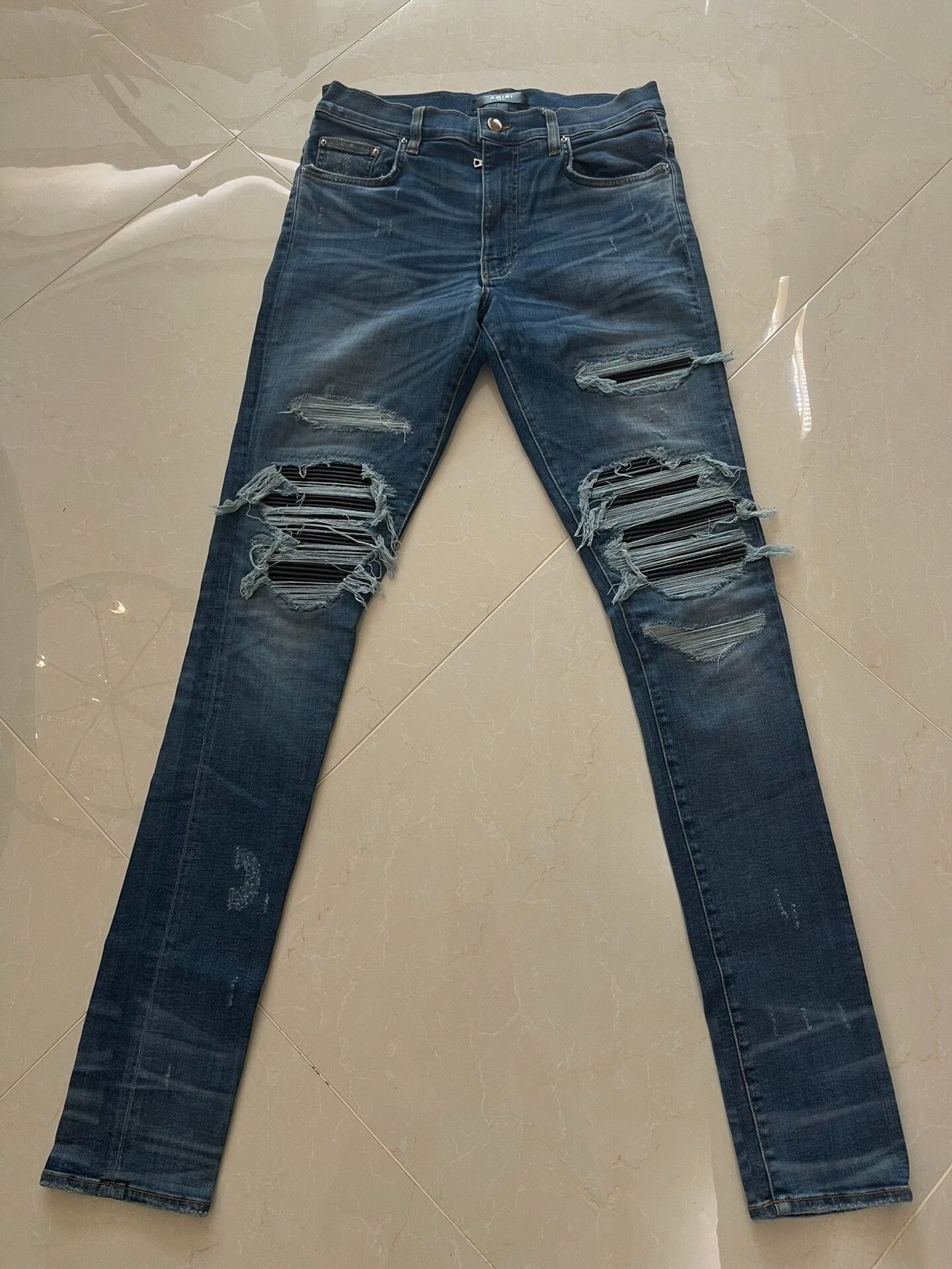 Amiri Amiri Blue Denim Shorts Size 31 Size US 31 - 1 Thumbnail