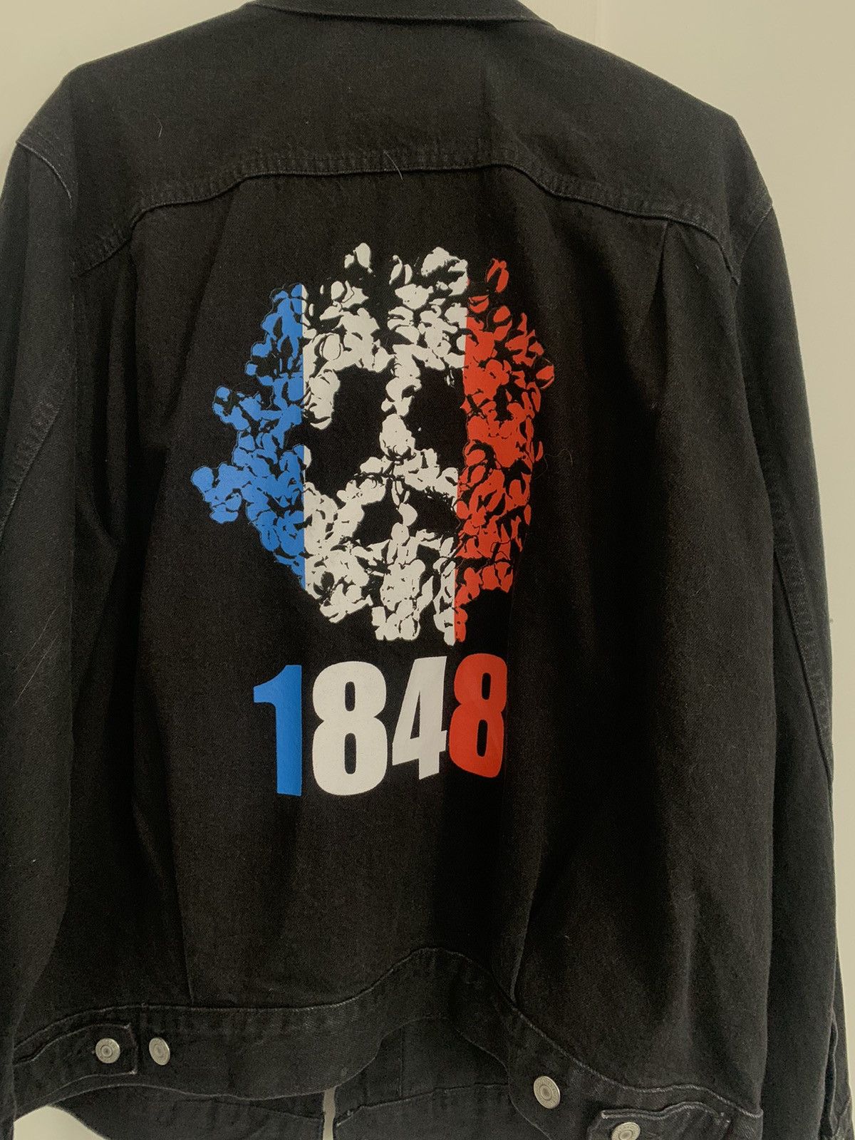 DENIM TEARS × Levi's Denim tears La Rançon denim jacket Paris fashion week Size US L / EU 52-54 / 3 - 4 Thumbnail