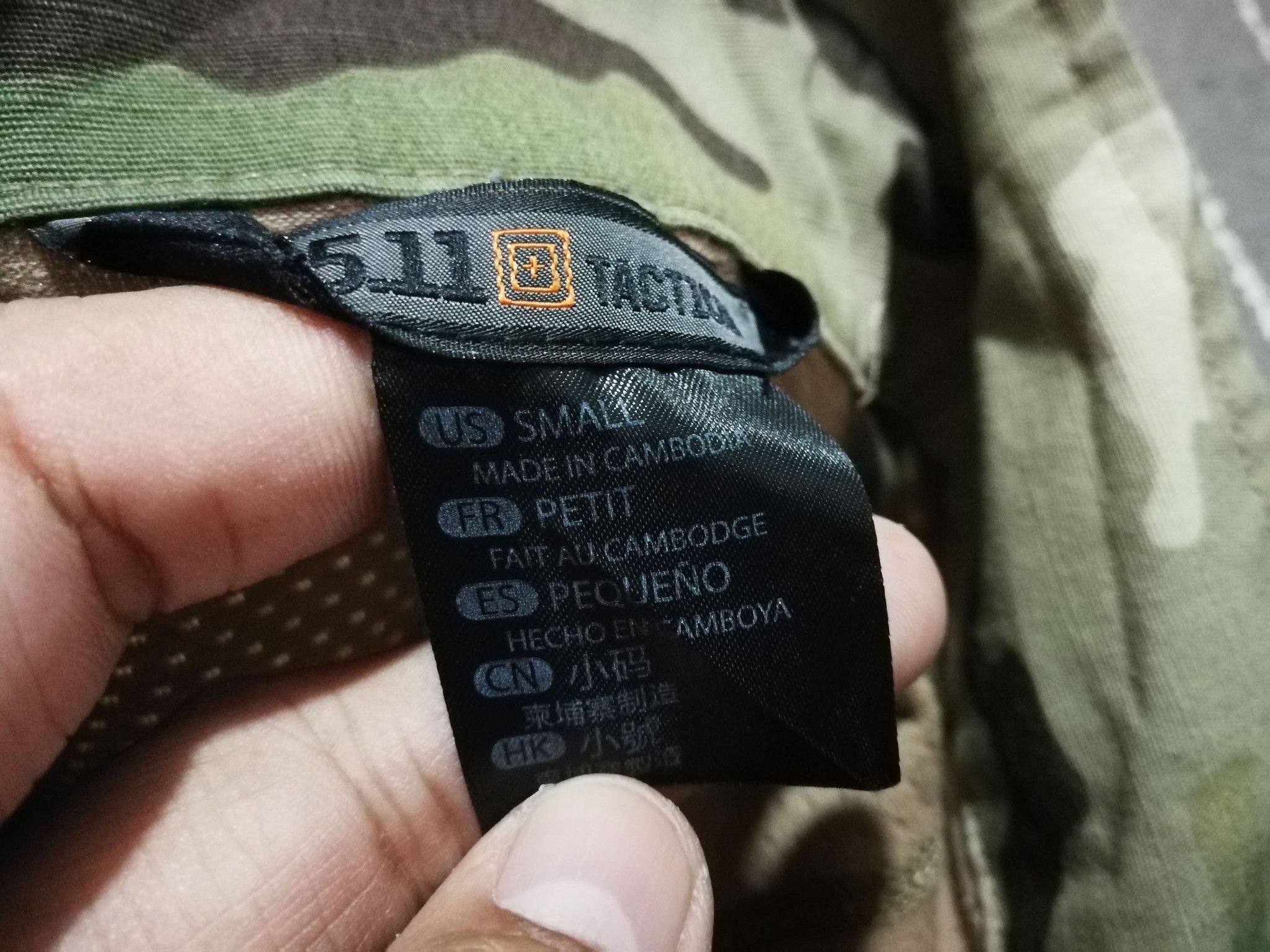 Voodoo Tactical 5.11 TACTICAL army camo tee XS 1840 Size US XS / EU 42 / 0 - 8 Thumbnail