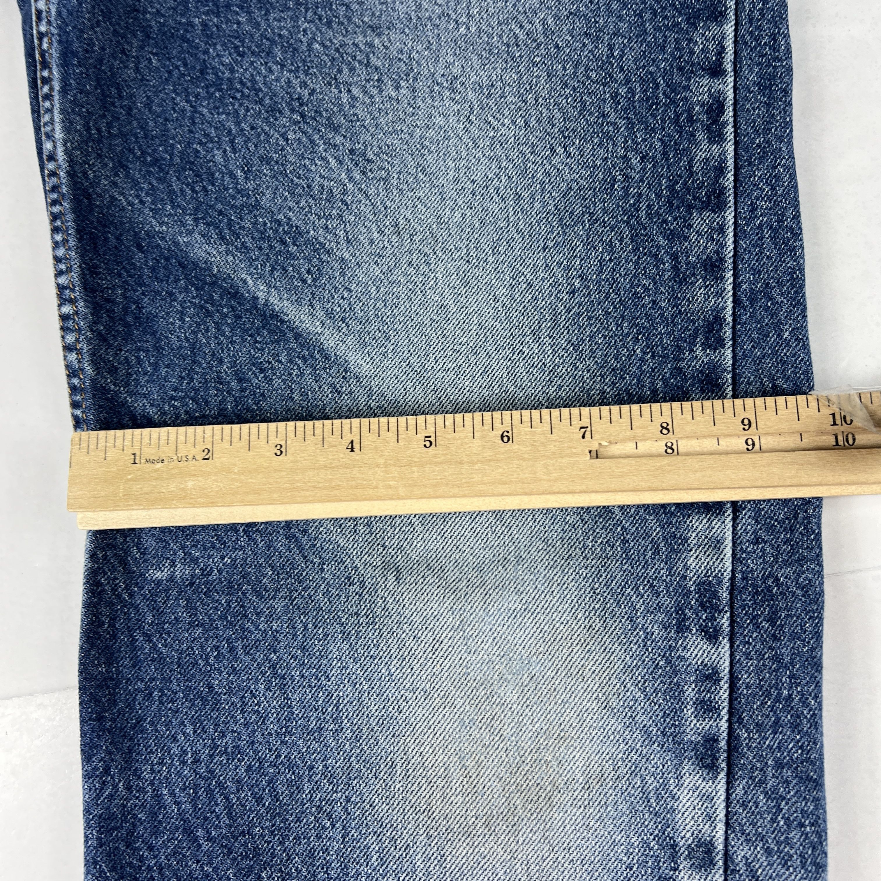 Levi's Levi's Jeans 505 Straight Blue Faded Cotton Denim Size US 37 - 21 Thumbnail