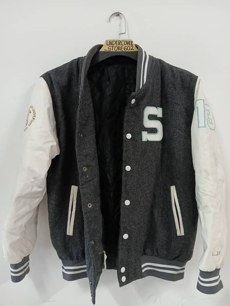 Designer Best offer🔥Vintage 90s Varsity Jacket Large Size Size US L / EU 52-54 / 3 - 6 Thumbnail
