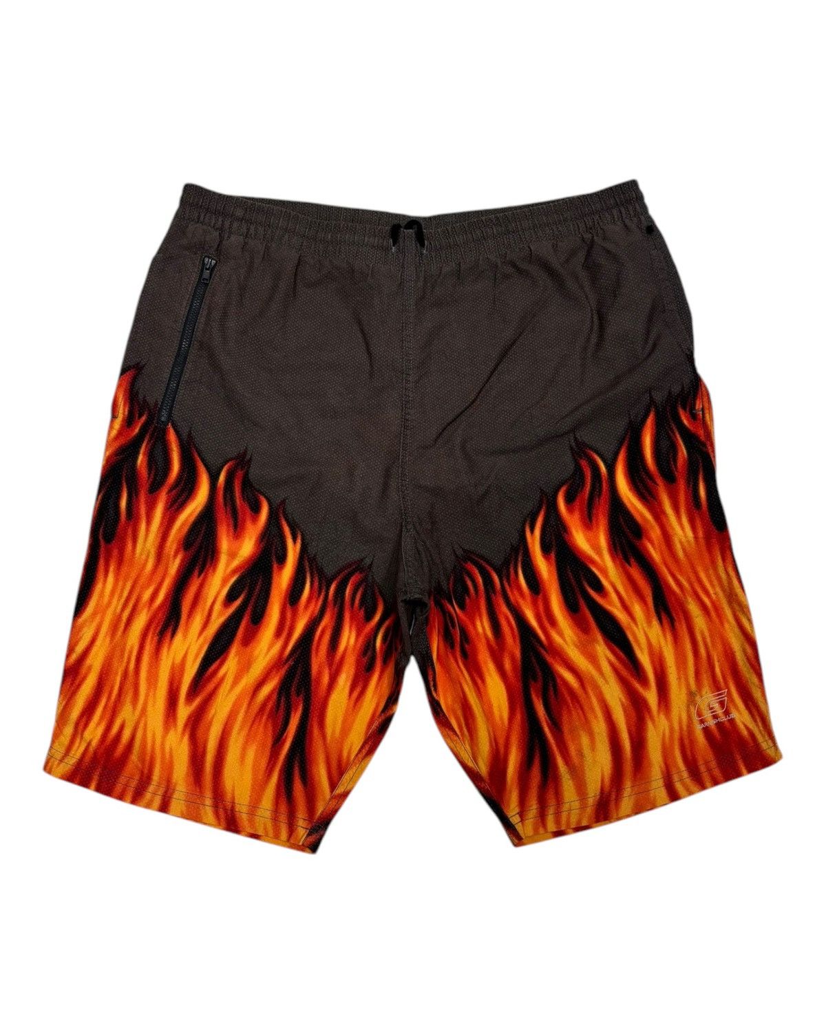 Japanese Brand Rare Vintage Flame Pants Street Fashion Size US 33 - 3 Thumbnail