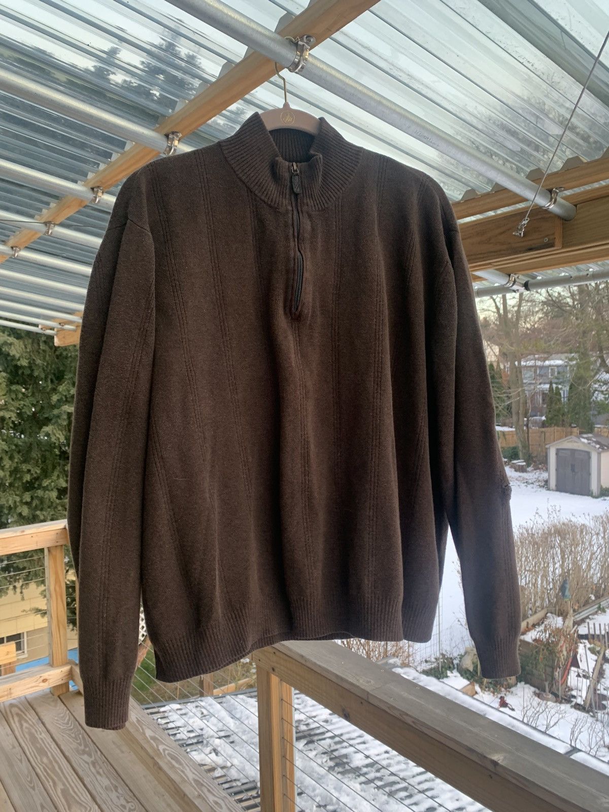 Nordstrom Nordstrom Quarter-Zip Sweater Size US XXL / EU 58 / 5 - 2 Thumbnail