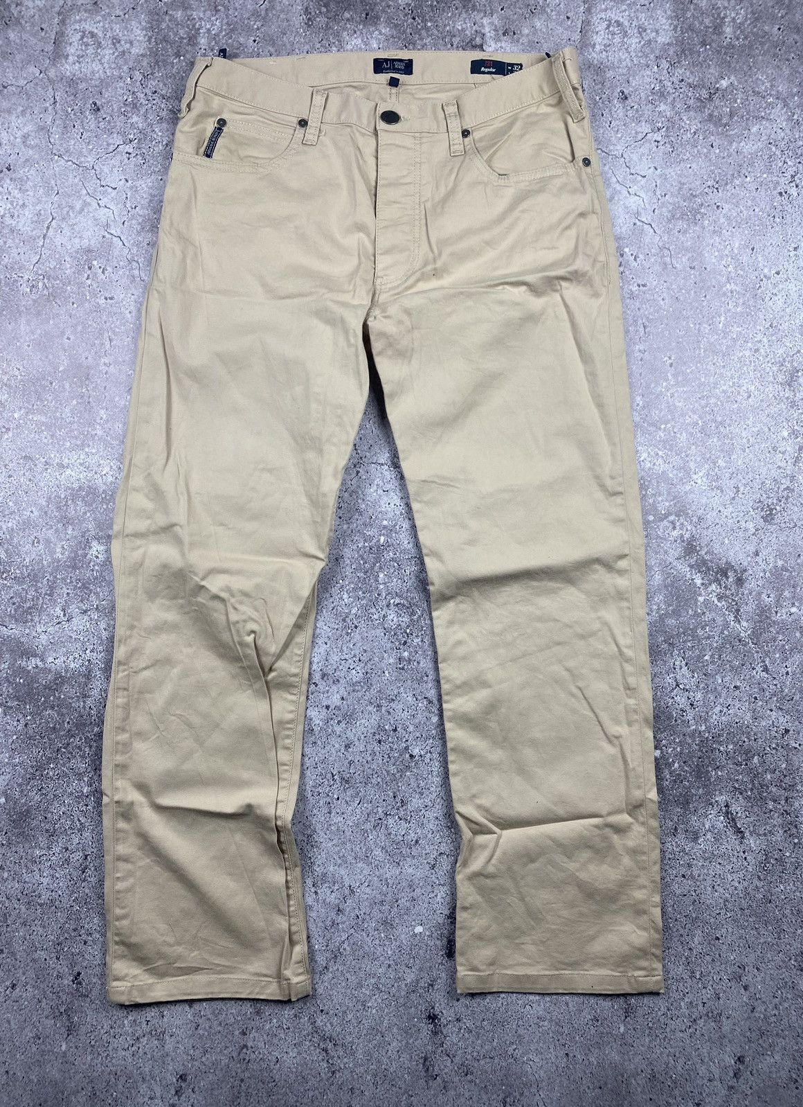 Armani × Vintage Vintage Armani Jeans Baggy Pocket Logo Rare 32 Size US 32 / EU 48 - 1 Thumbnail