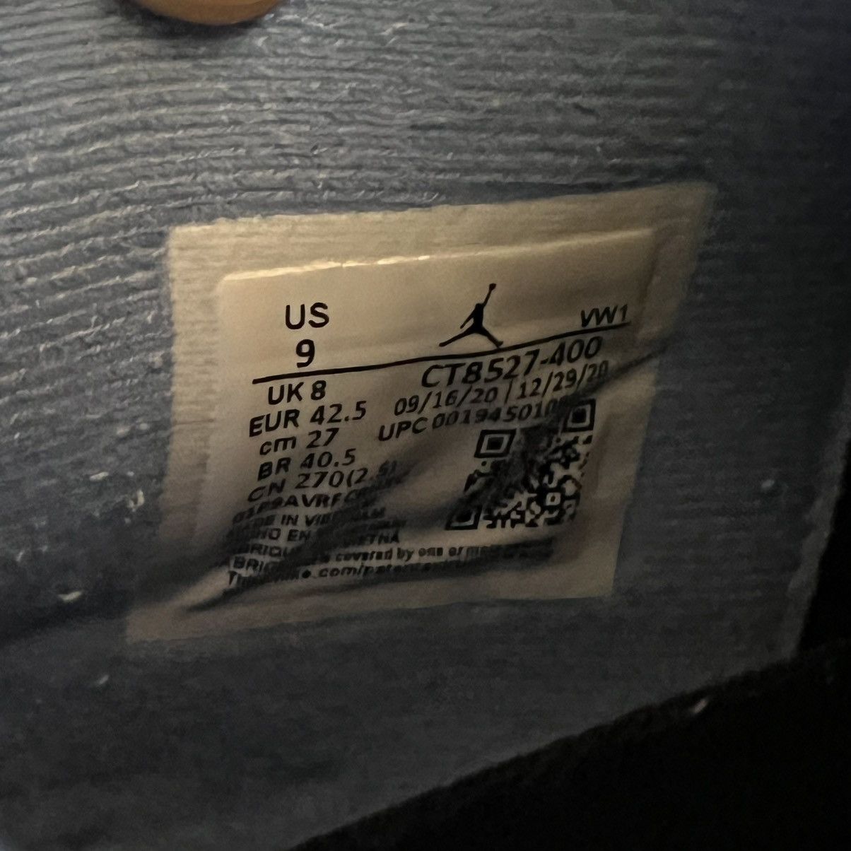 Jordan Brand 2021 Jordan 4 Retro University Blue Size 9 Size US 9 / EU 42 - 6 Thumbnail