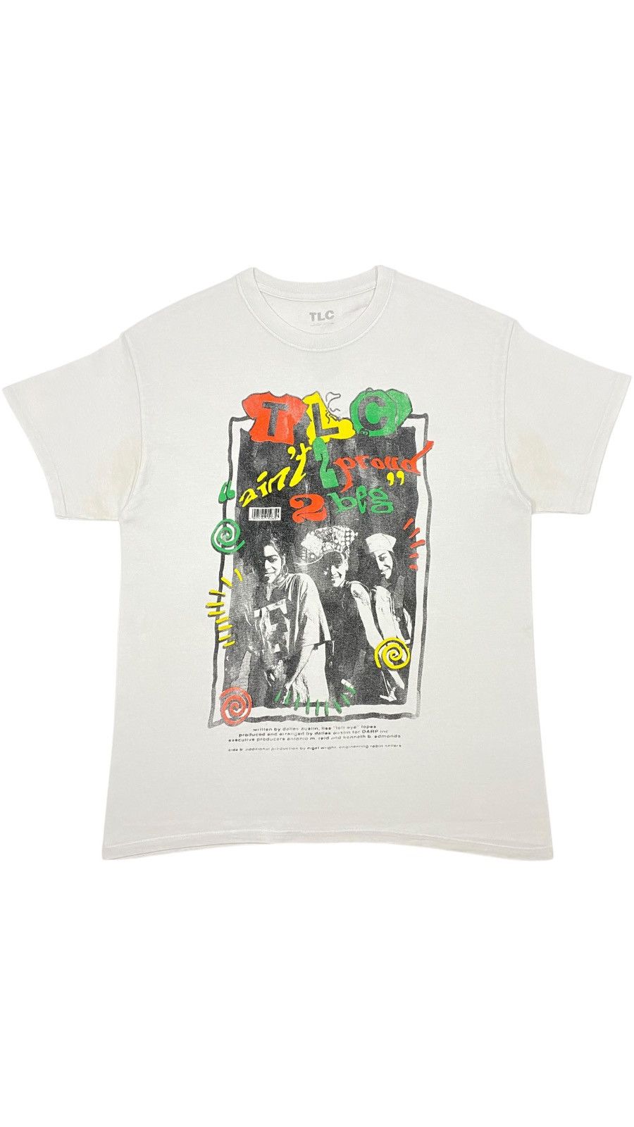 Rap Tees LASTDROP🔥1992 TLC Aint Too Proud To Beg Reproduction T-shirt ...
