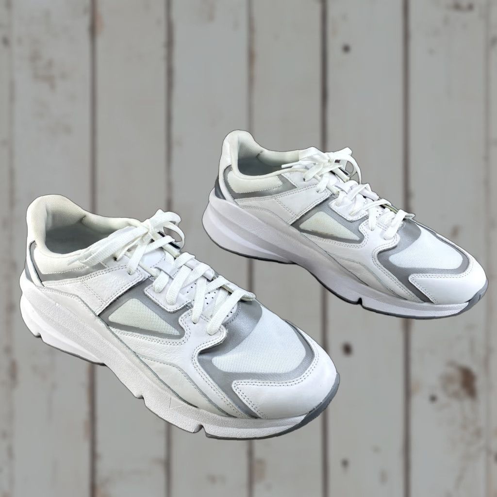 Under Armour Under Armour Forge 96 White Reflective Leather Unisex NEW Mens 13.5 Womens 15 Athletic Sneaker Casual Running & Jogging, Walking Size US 12 / IT 42 - 1 Thumbnail