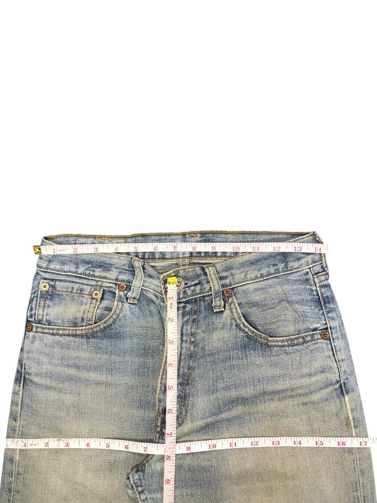 Levi's Vintage 90s Levis 502 Mud Wash Distressed Jeans Size US 28 / EU 44 - 6 Thumbnail