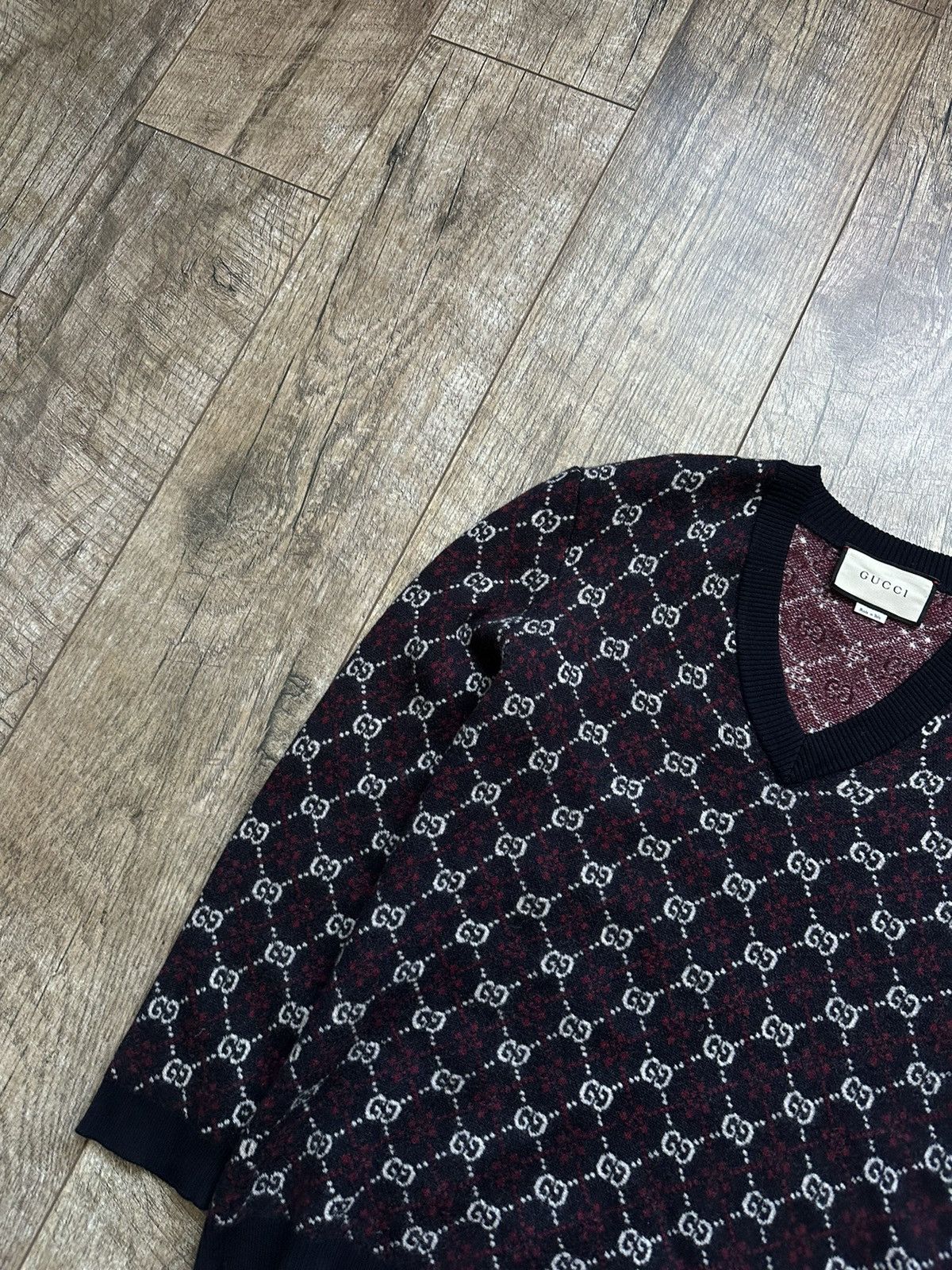 Gucci Gucci GG Knit Monogram Sweater Size US S / EU 44-46 / 1 - 3 Thumbnail