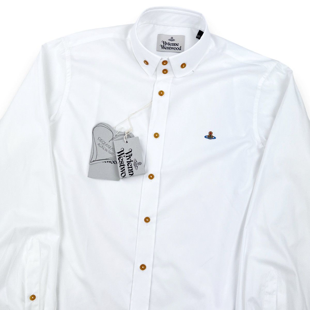 Vivienne Westwood Vivienne Westwood Krall White Shirt Size US XL / EU 56 / 4 - 1 Thumbnail