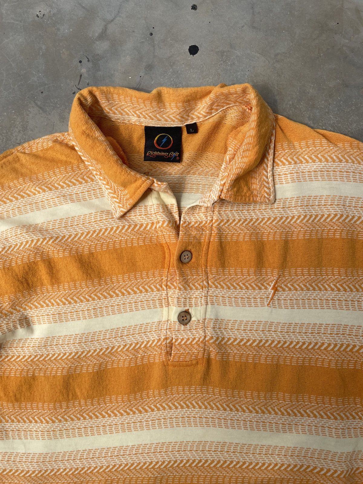 Lightning Bolt Vintage Lightning Bolt Surf Beach Style Polo Shirt Size US L / EU 52-54 / 3 - 3 Thumbnail