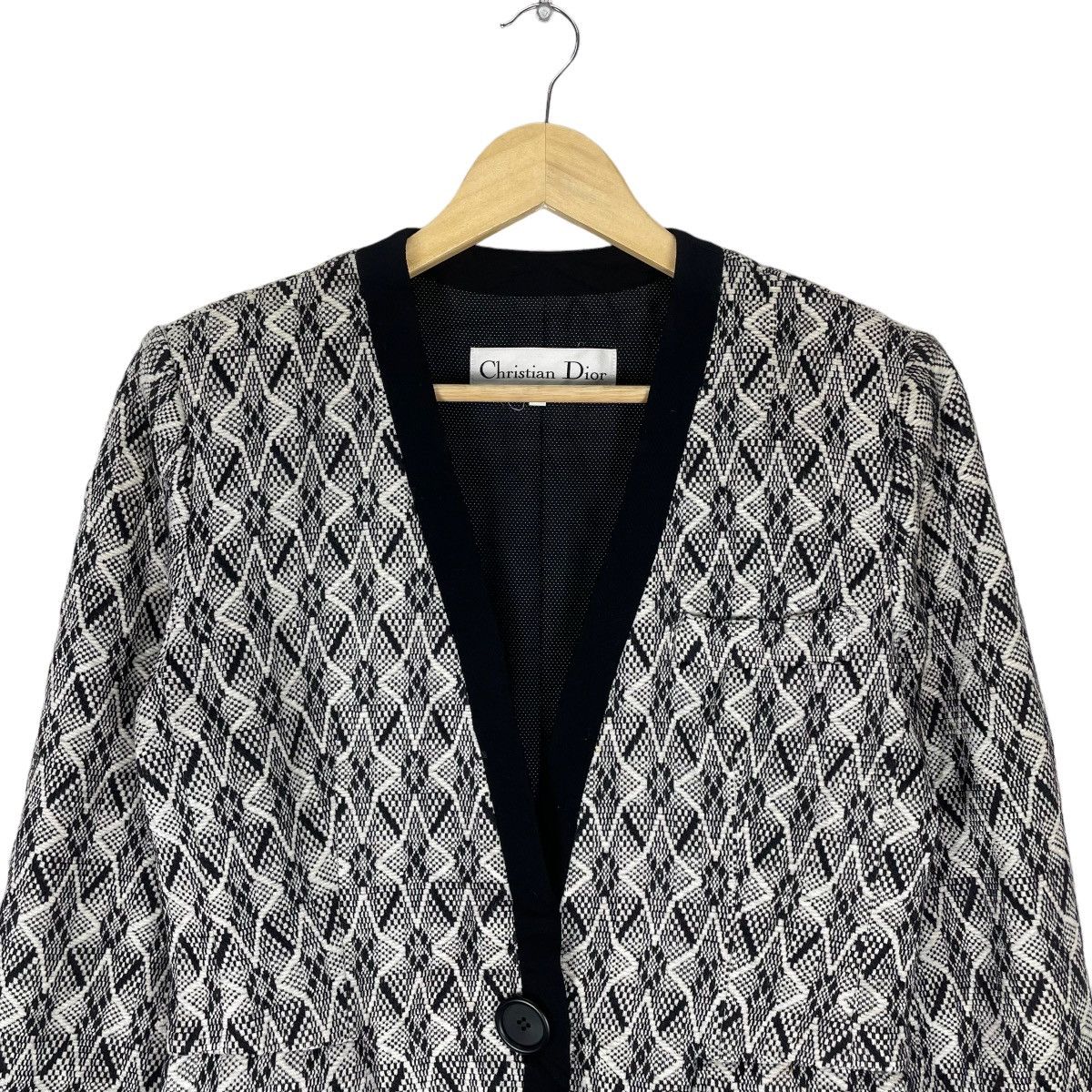 Christian Dior Monsieur ☀️CHRISTIAN DIOR POP ART SINGLE BUTTON JACKET Size M / US 6-8 / IT 42-44 - 3 Thumbnail