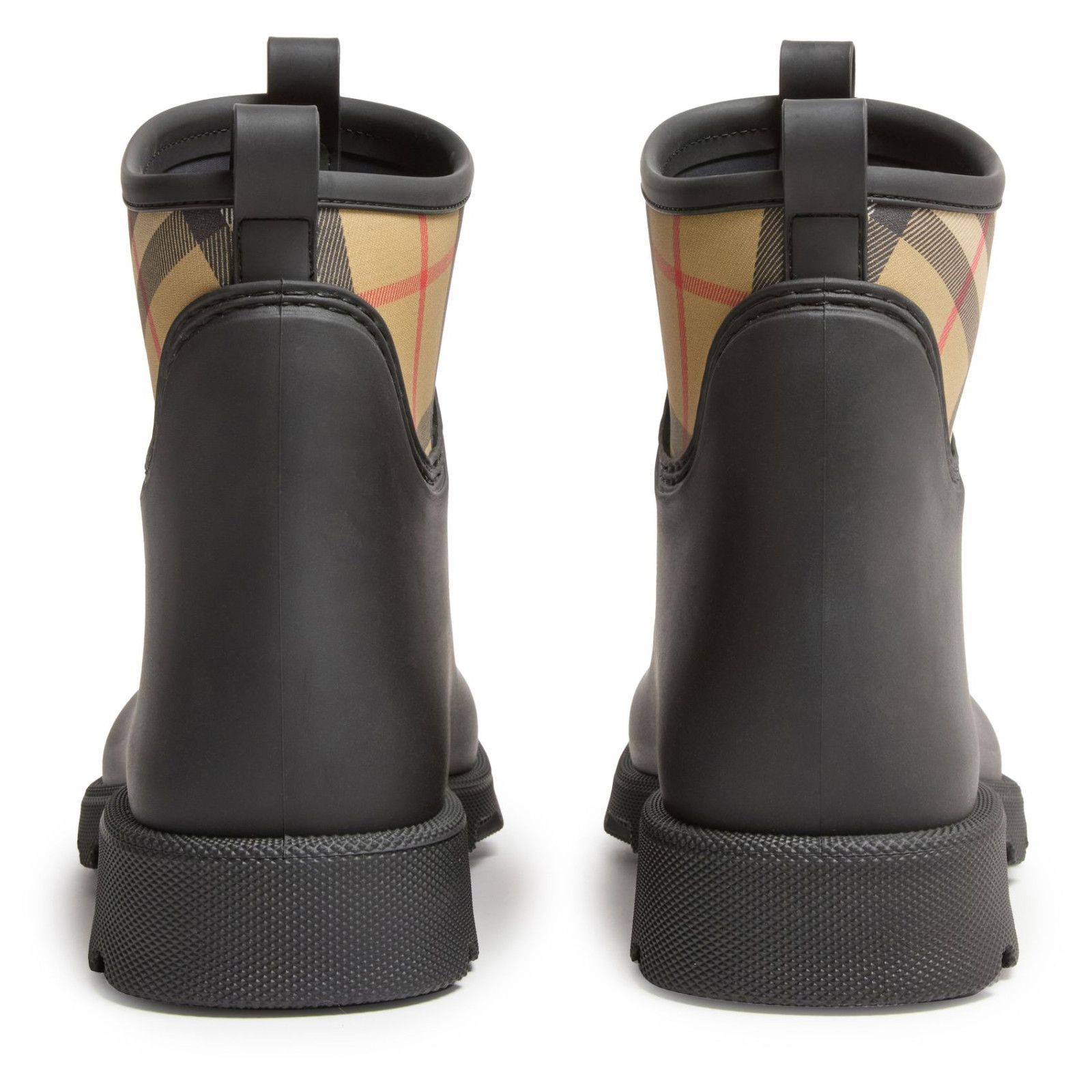 Burberry BURBERRY Marsh Black Rubber Ankle Boots New & Authentic (Men Size US 10 / EU 43 - 3 Thumbnail