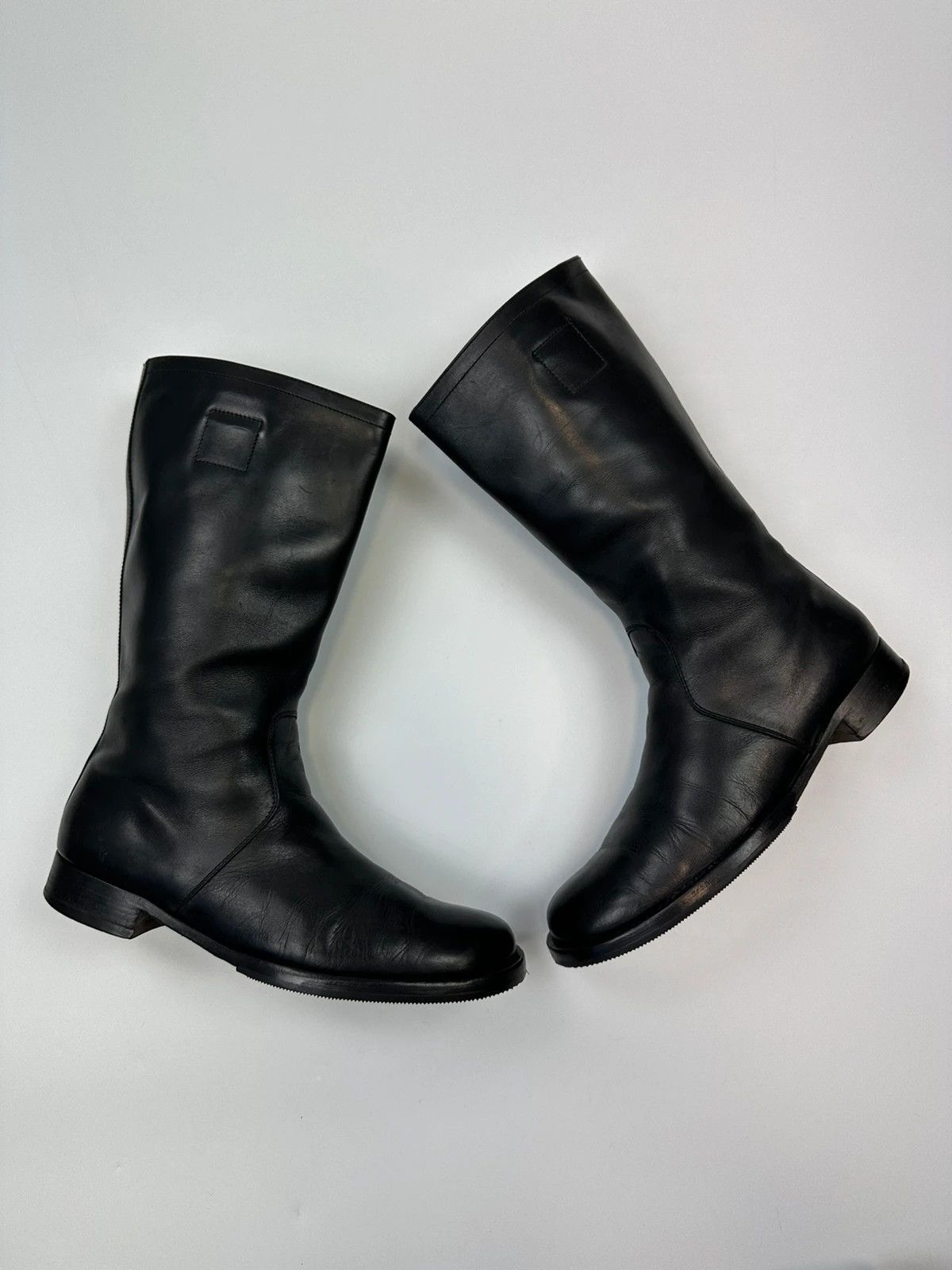Miu Miu Miu Miu SS2001 Black Leather High Boots Size US 8 / EU 41 - 3 Thumbnail