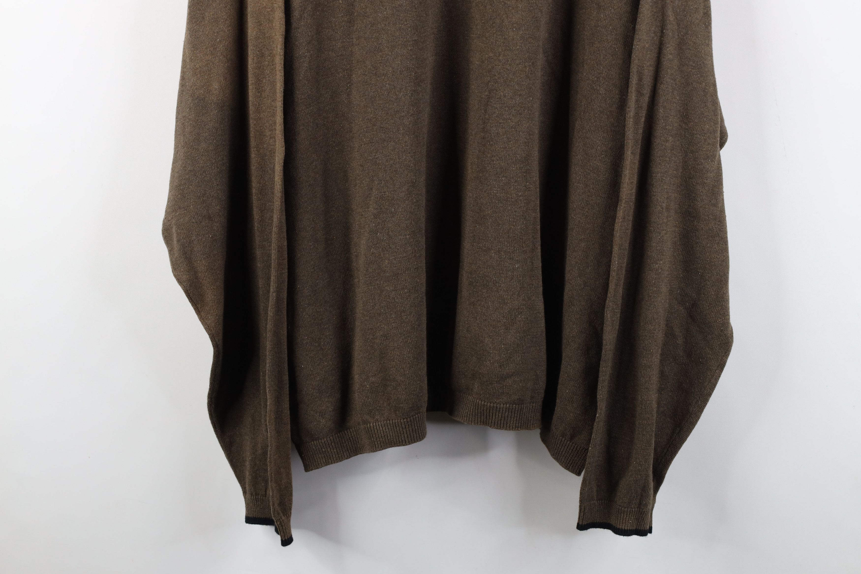 Vintage Vintage 90s Streetwear Lightweight Knit Turtleneck Sweater Size US XXL / EU 58 / 5 - 3 Thumbnail