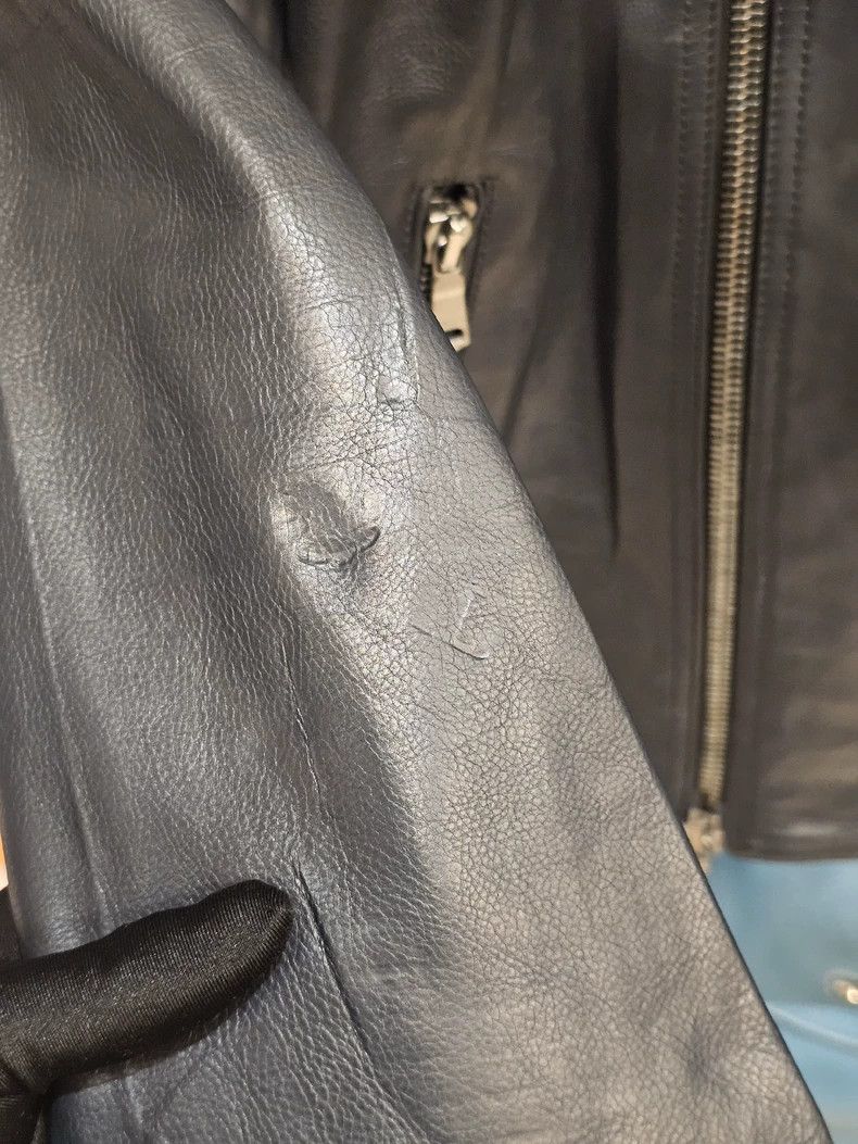 Gucci Gucci Dark blue functional deconstructed jacket leather jac Size US M / EU 48-50 / 2 - 5 Thumbnail