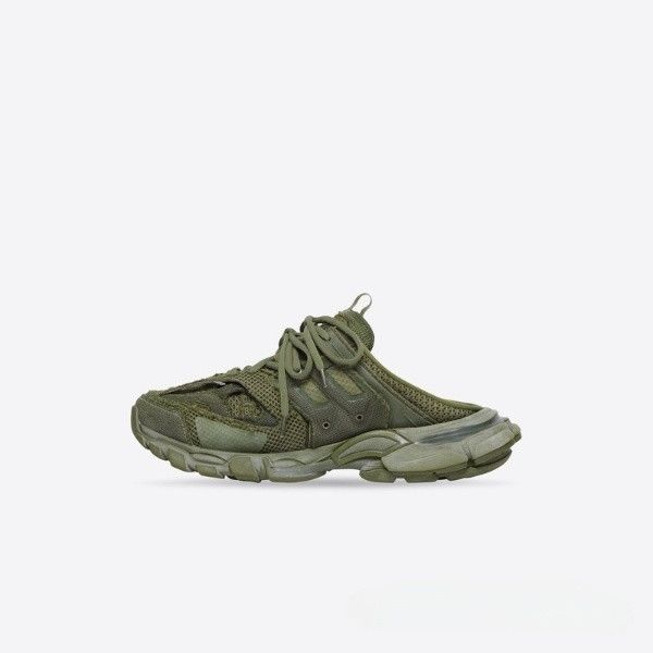 o1in1g0824 Track Mule Full Mesh in Green