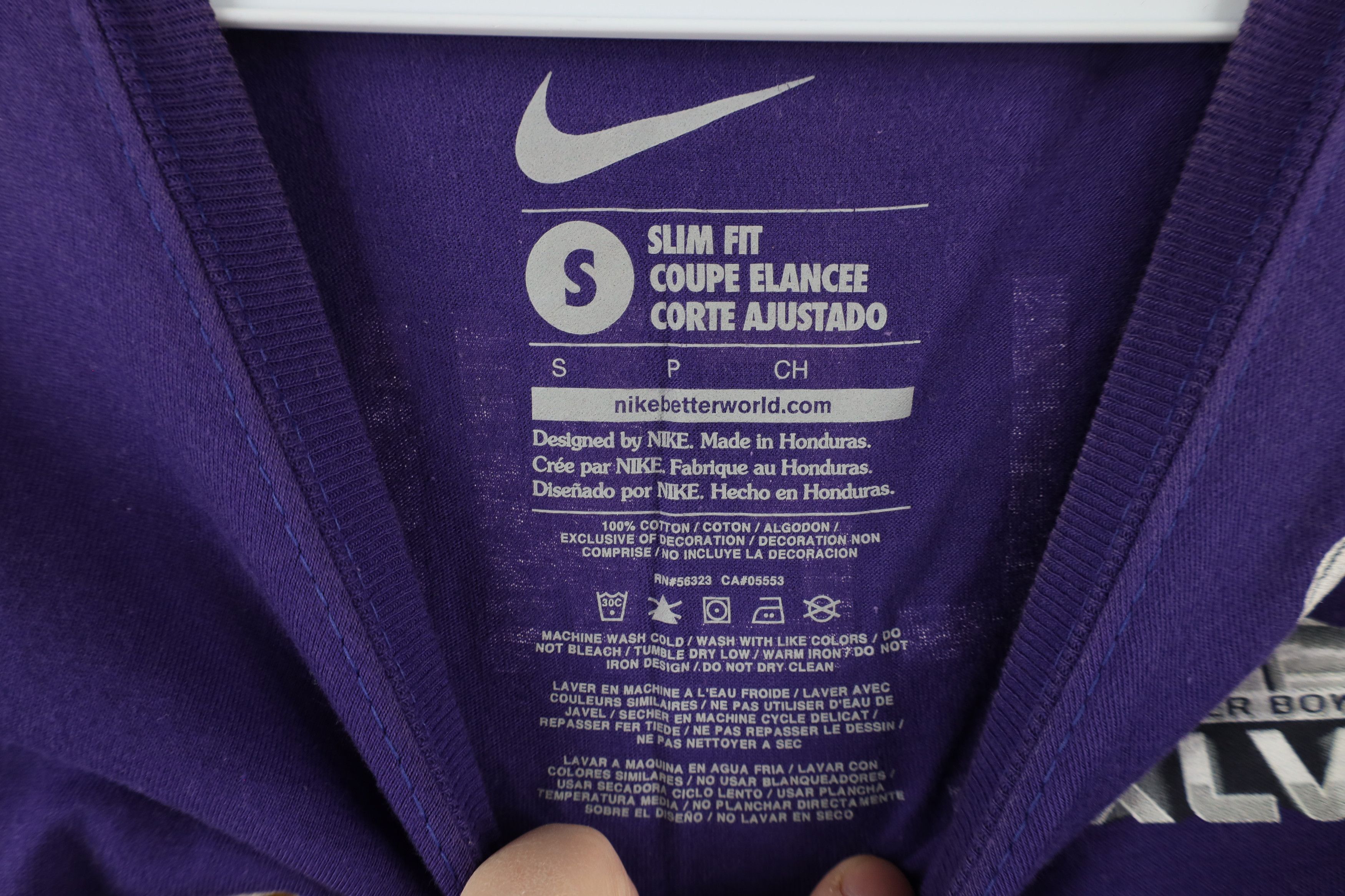 Nike × Vintage Nike Fit Super Bowl XLVII Baltimore Ravens Football T-Shirt Size S / US 4 / IT 40 - 8 Thumbnail
