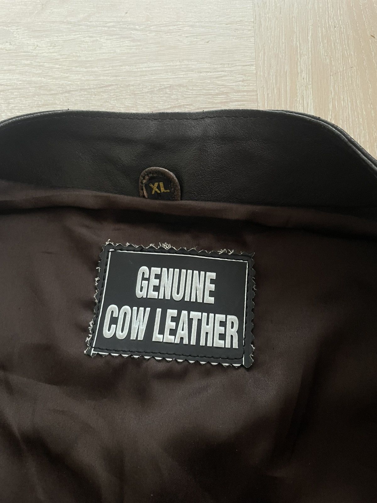 Genuine Leather × Vintage Leather Vest Size US XL / EU 56 / 4 - 4 Thumbnail